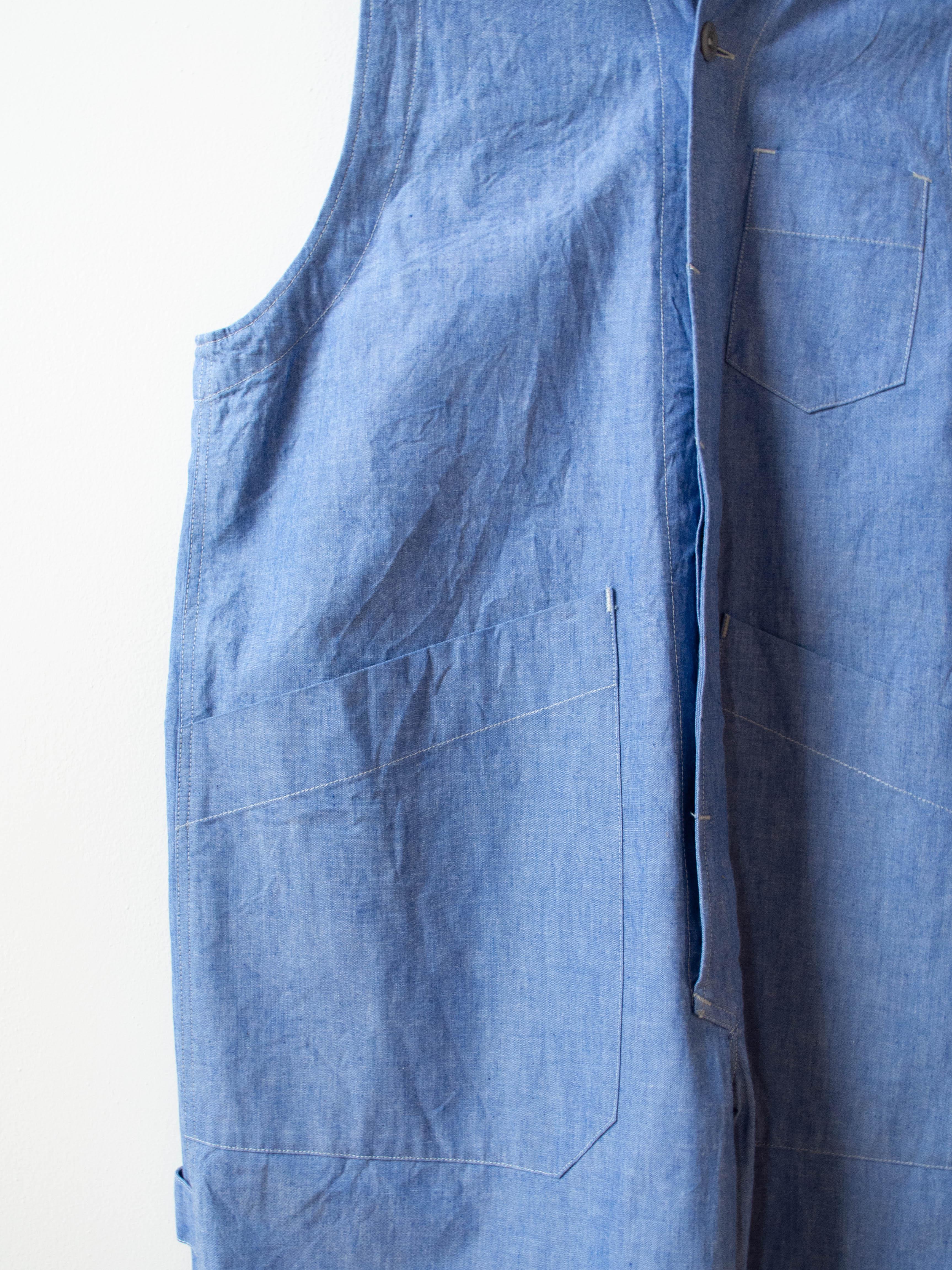 Namu Shop - Maillot Dungaree Overalls - Light Indigo
