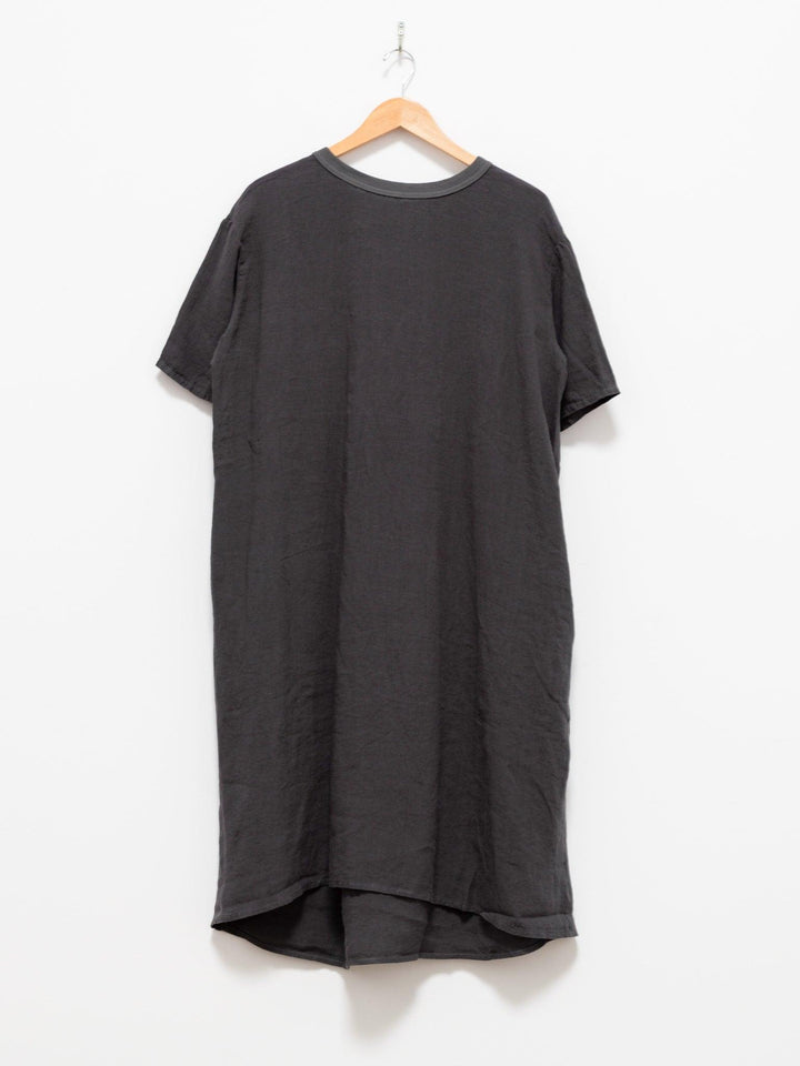 Namu Shop - Maillot Linen Back Tuck Dress - Smoke Gray