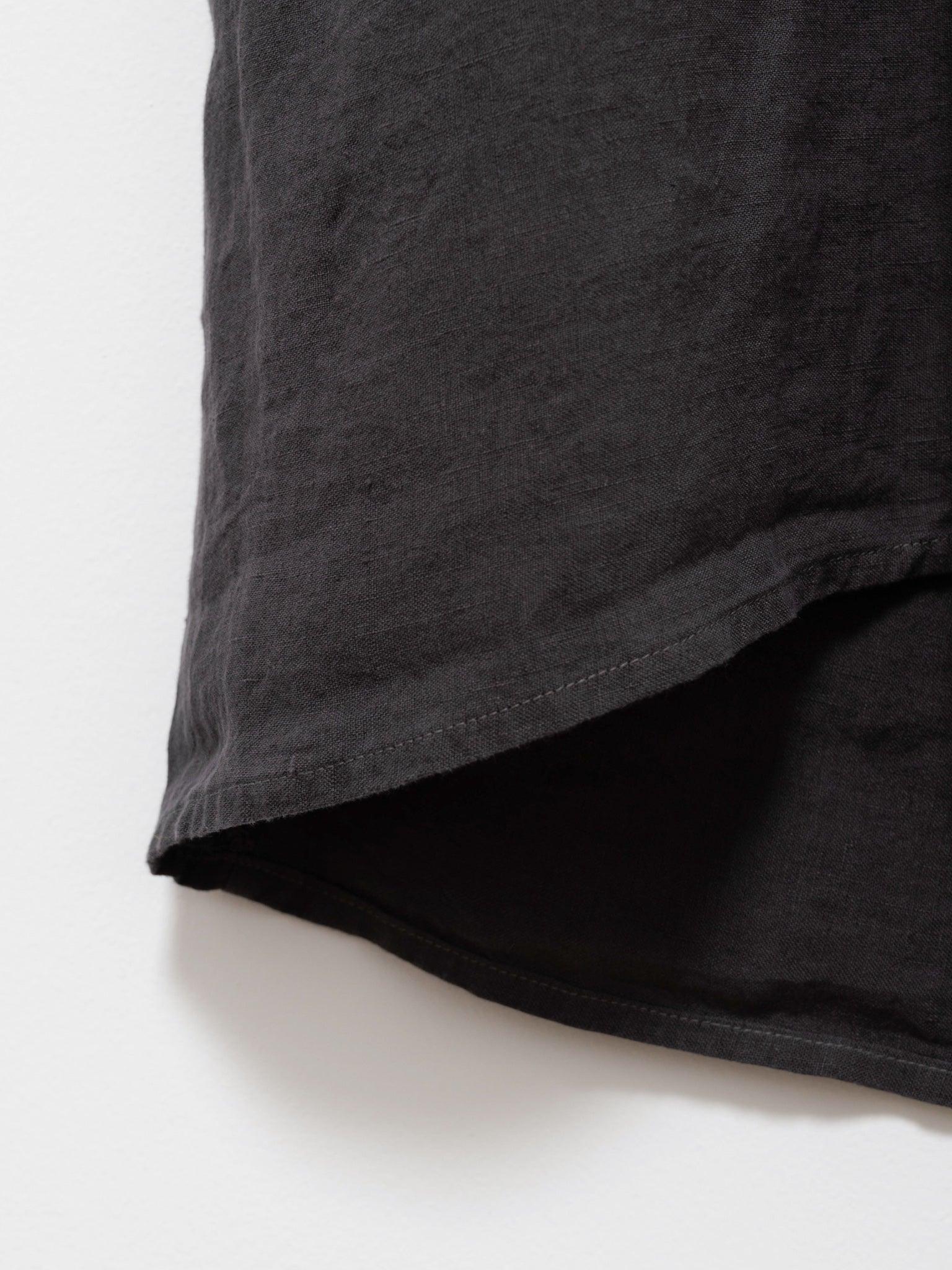 Namu Shop - Maillot Linen Back Tuck Dress - Smoke Gray