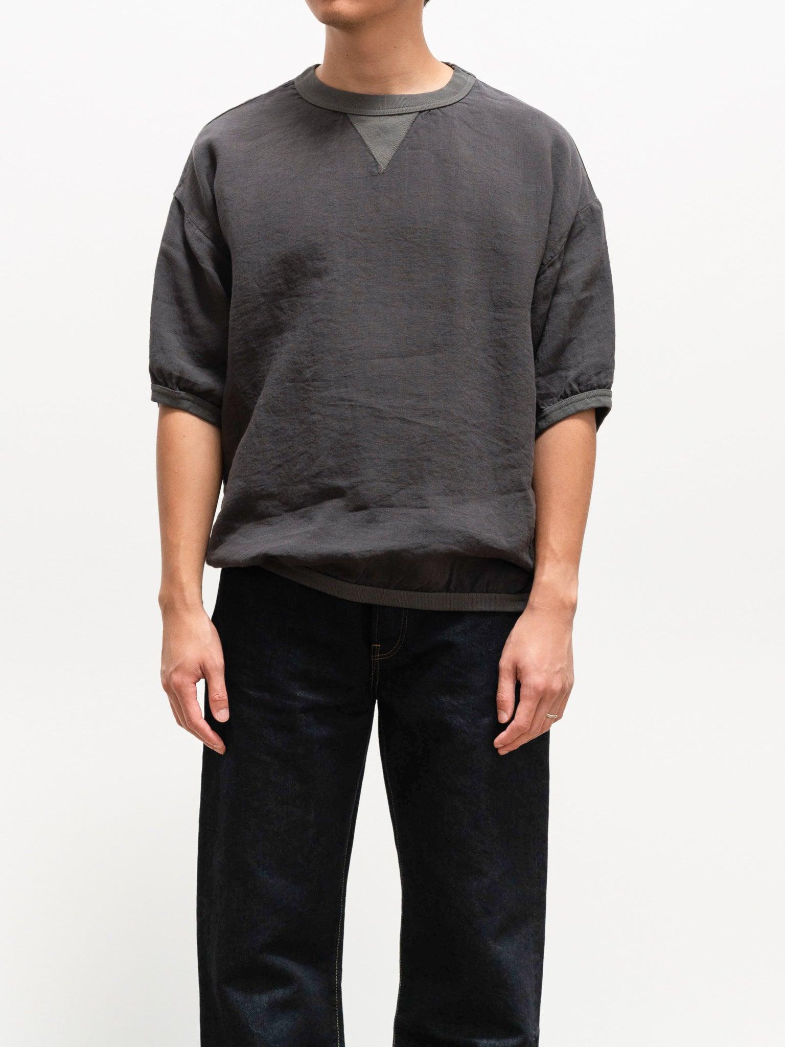 Namu Shop - Maillot Linen Big Sweatshirt Tee - Ivory