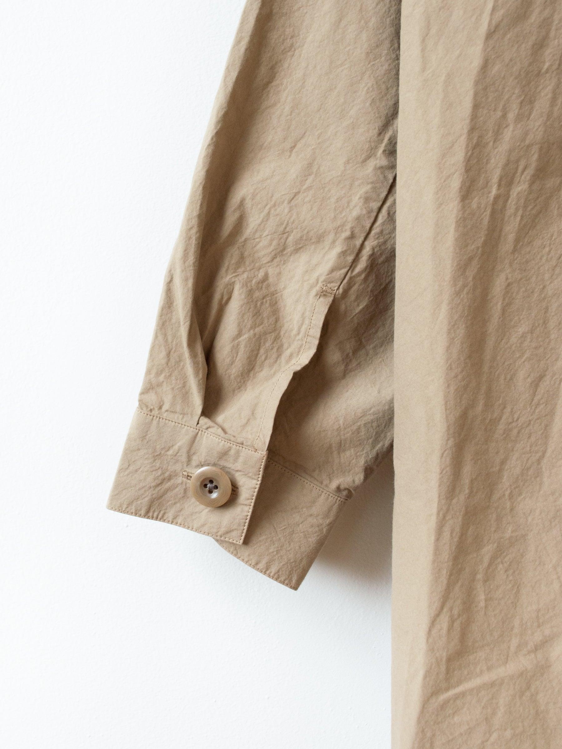 Namu Shop - Maillot Mature Rub Cotton Long Work Shirt - Khaki