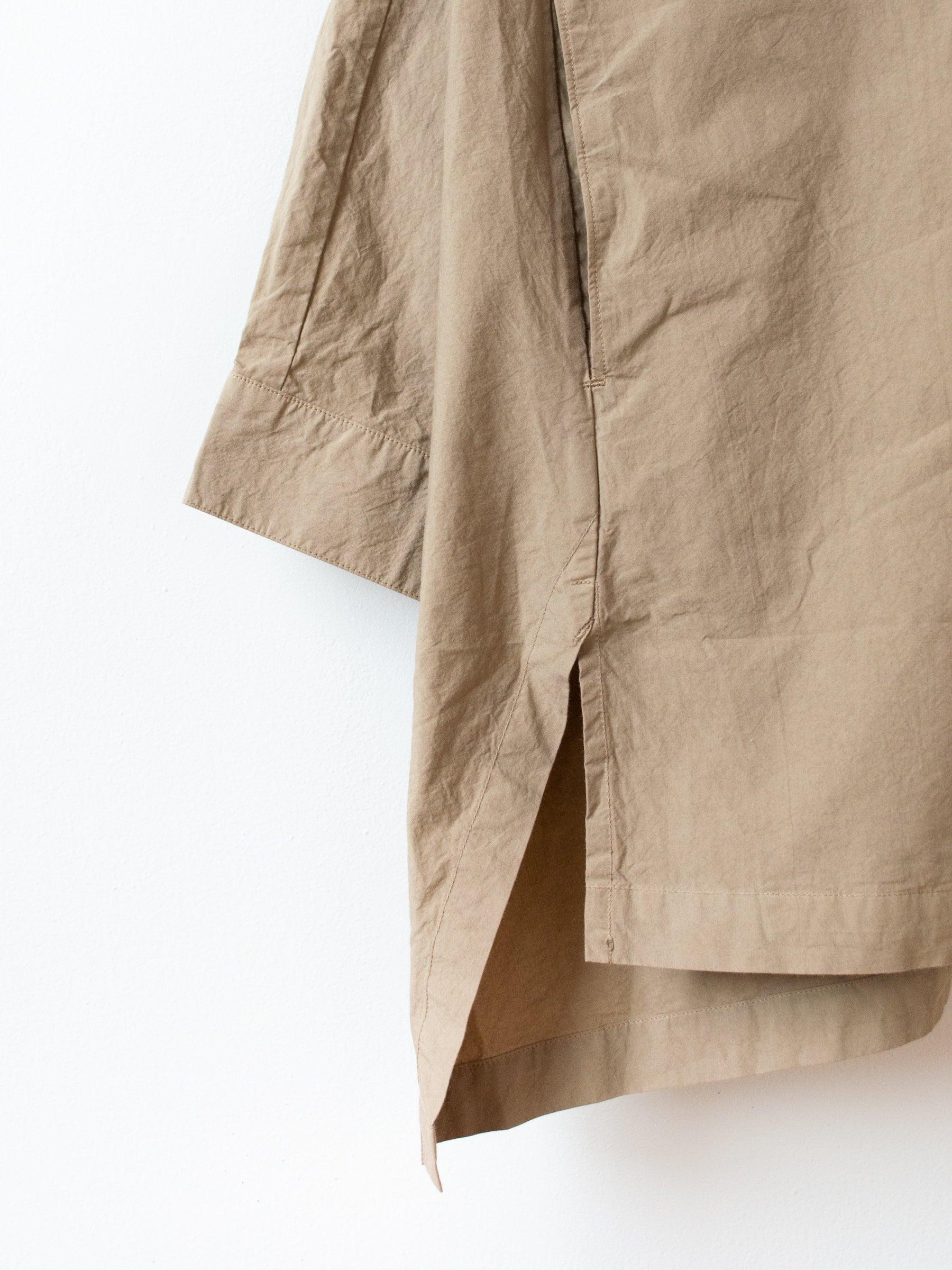 Namu Shop - Maillot Mature Rub Cotton Long Work Shirt - Khaki