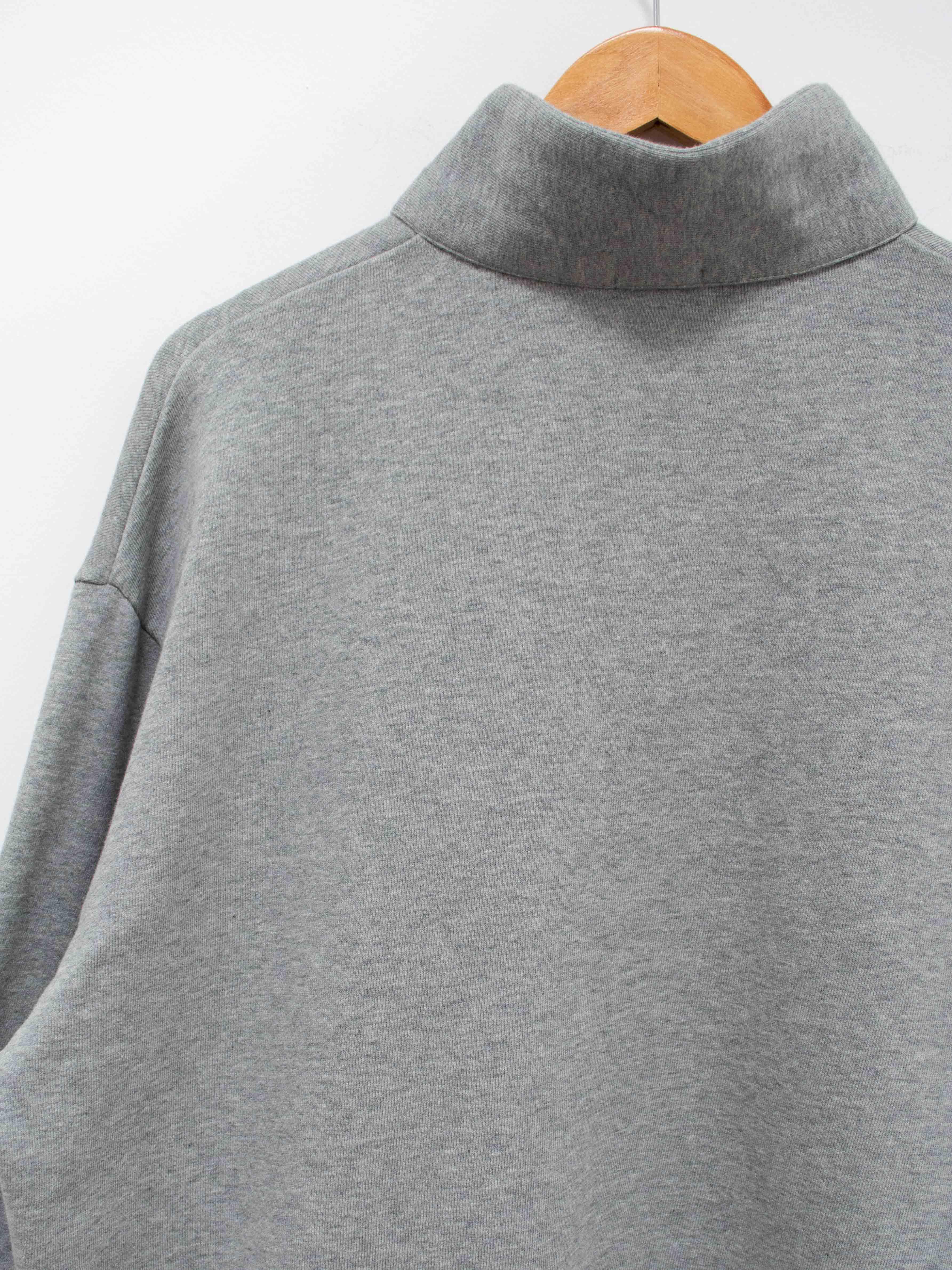 Namu Shop - Maillot Snap Henley Sweat Trainer - Gray