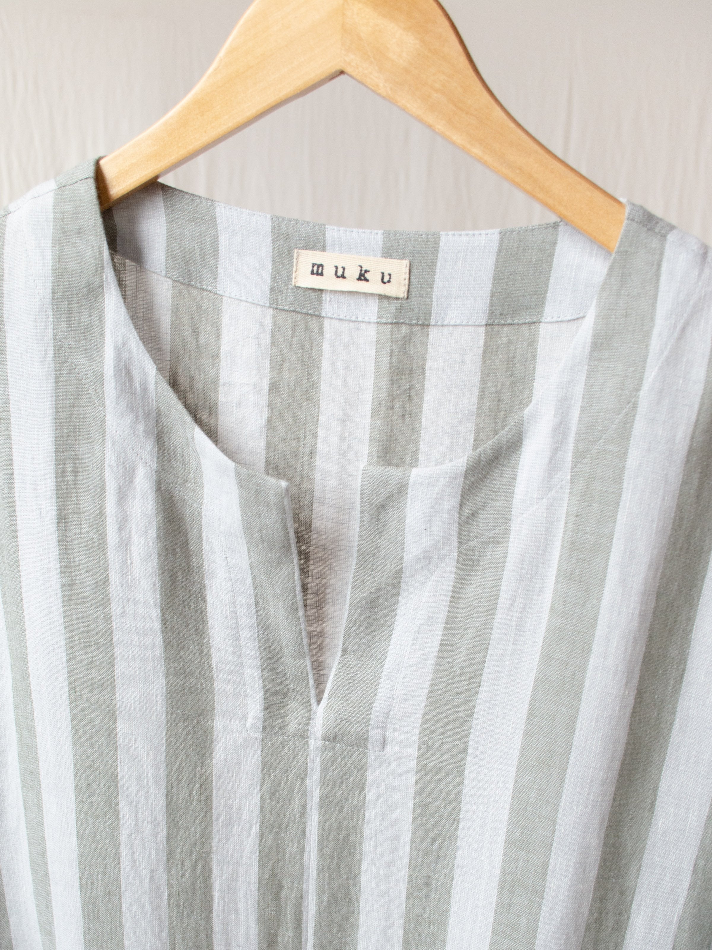Namu Shop - muku Striped Linen Dress
