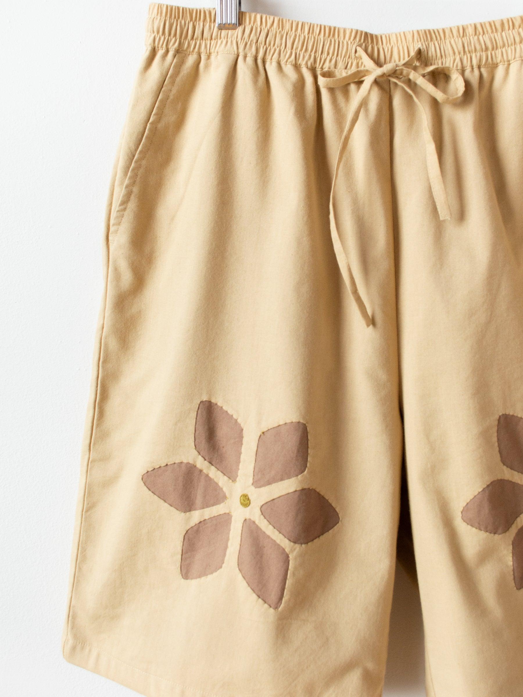 Namu Shop - Niche Flower Cut Work Shorts