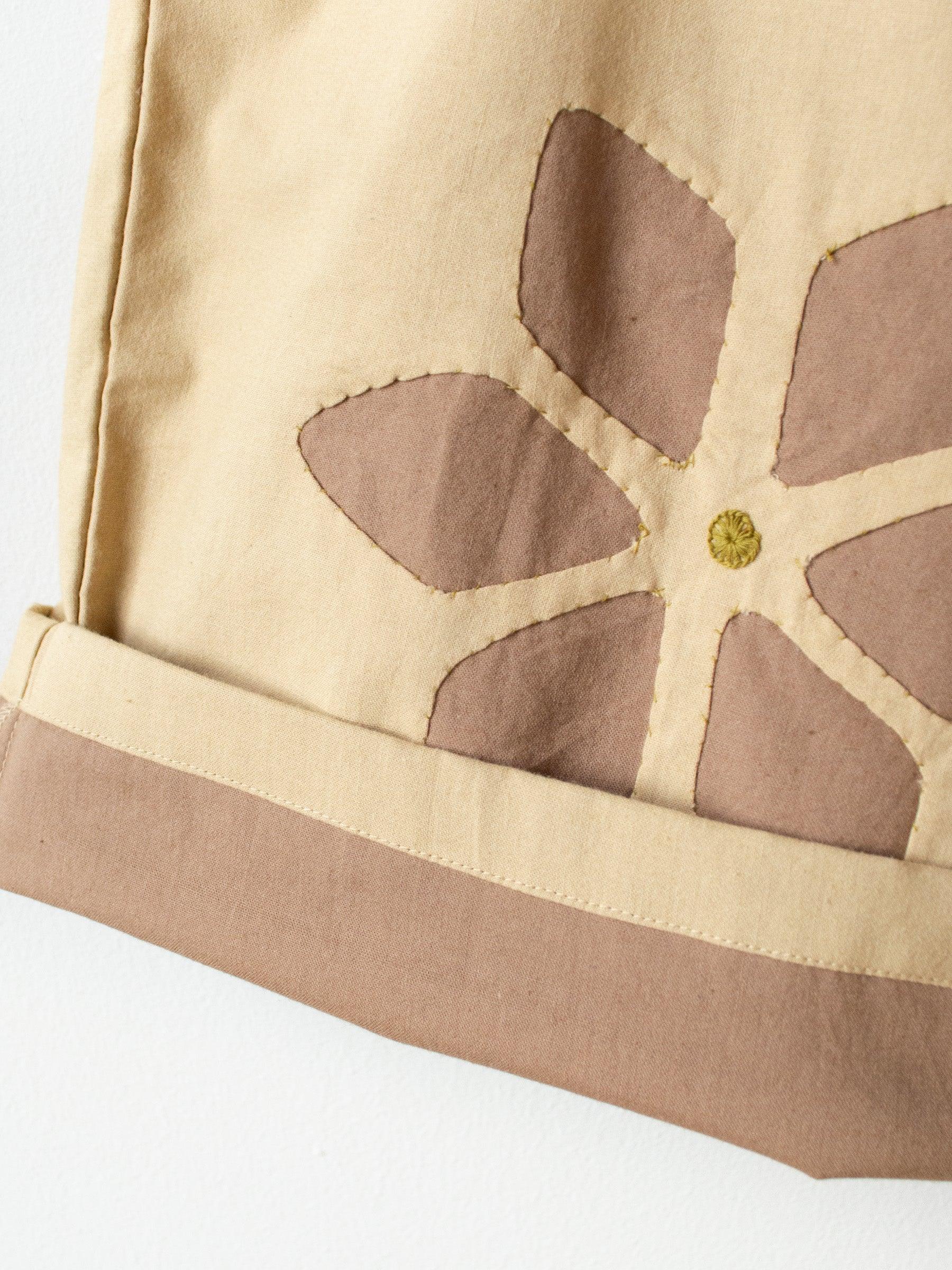 Namu Shop - Niche Flower Cut Work Shorts