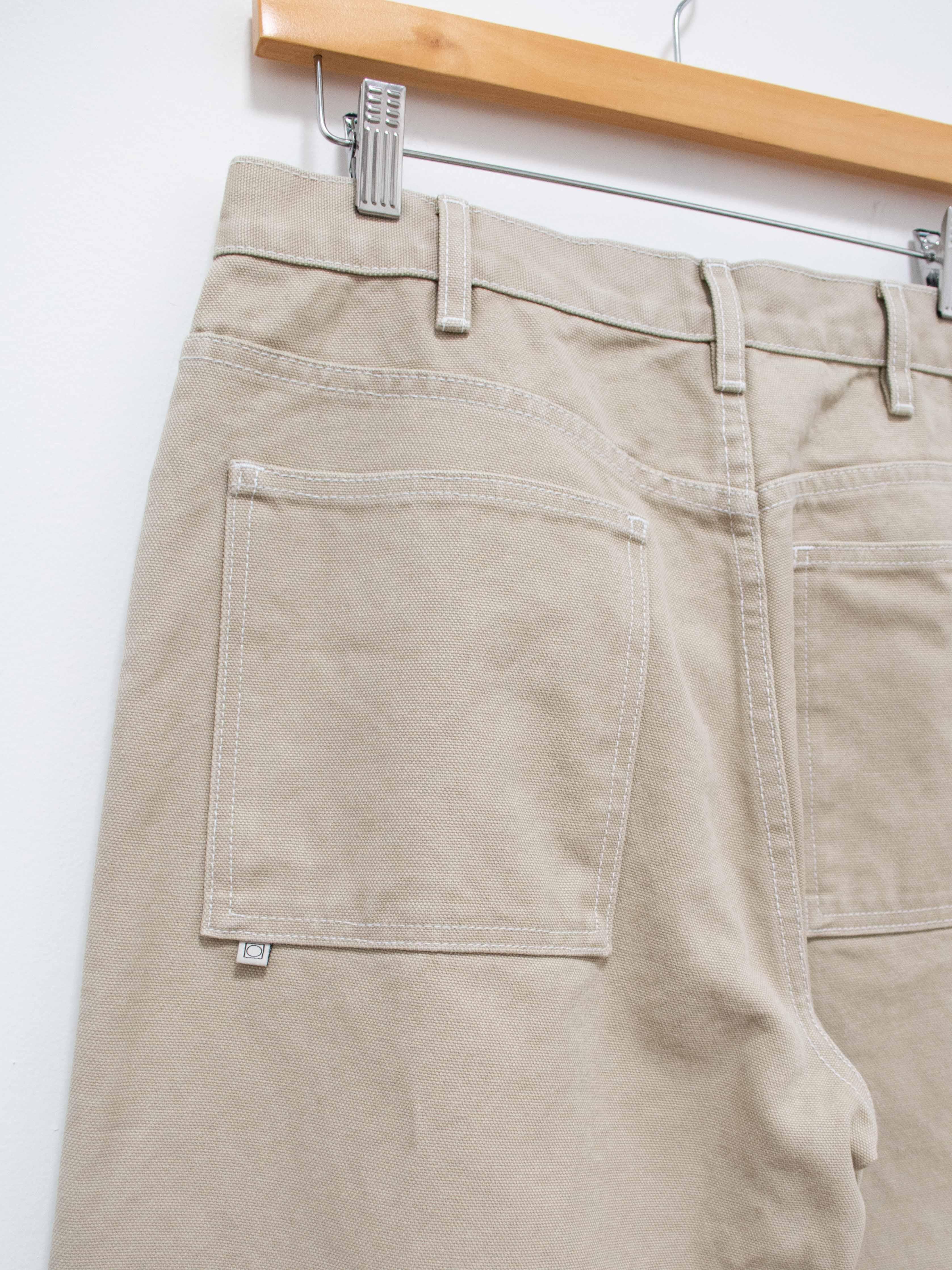 Namu Shop - paa Four Pocket Canvas Jean - Stone