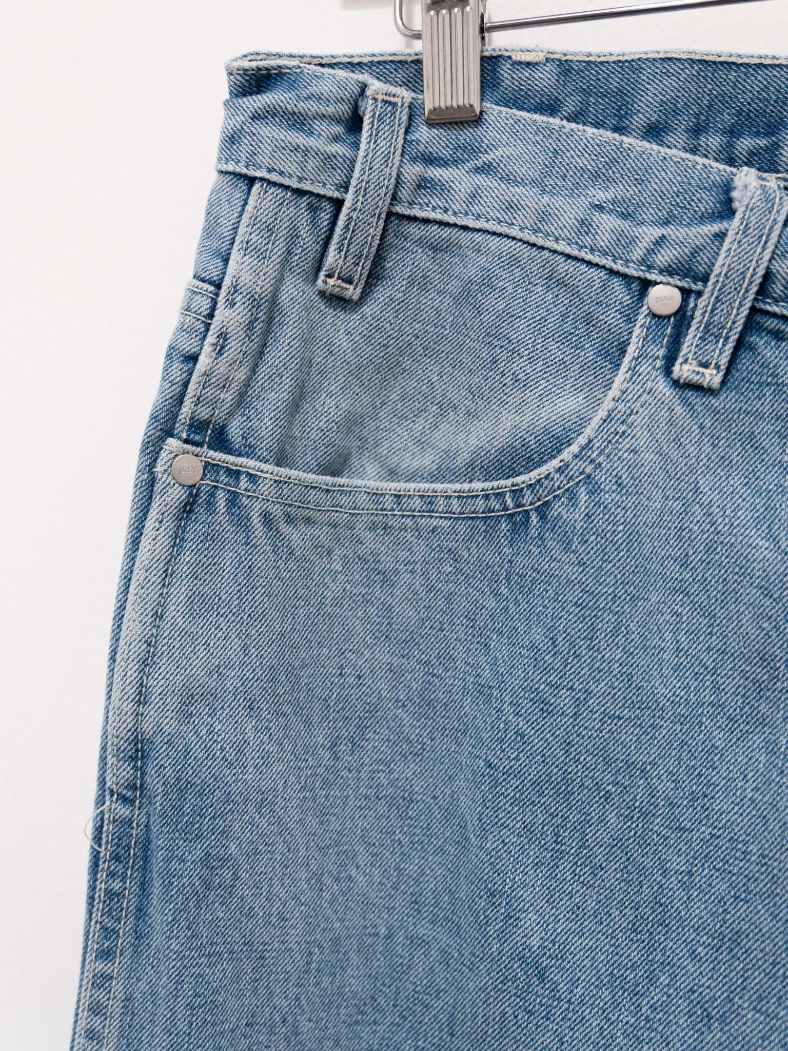 Namu Shop - paa Four Pocket Denim - Extra Light Wash (restocked)
