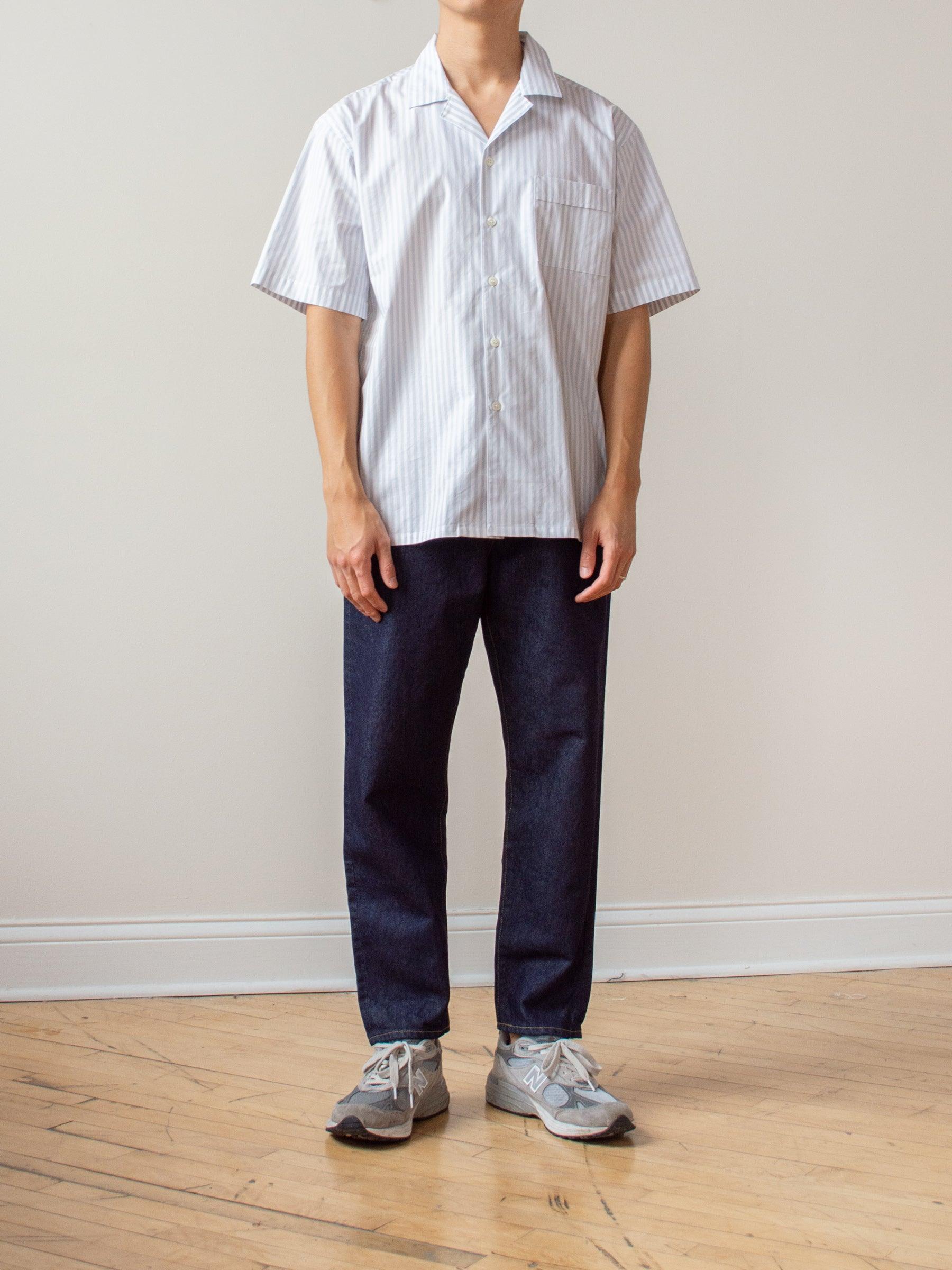 Namu Shop - paa SS Shirt Two x Namu - Baby Blue Stripe