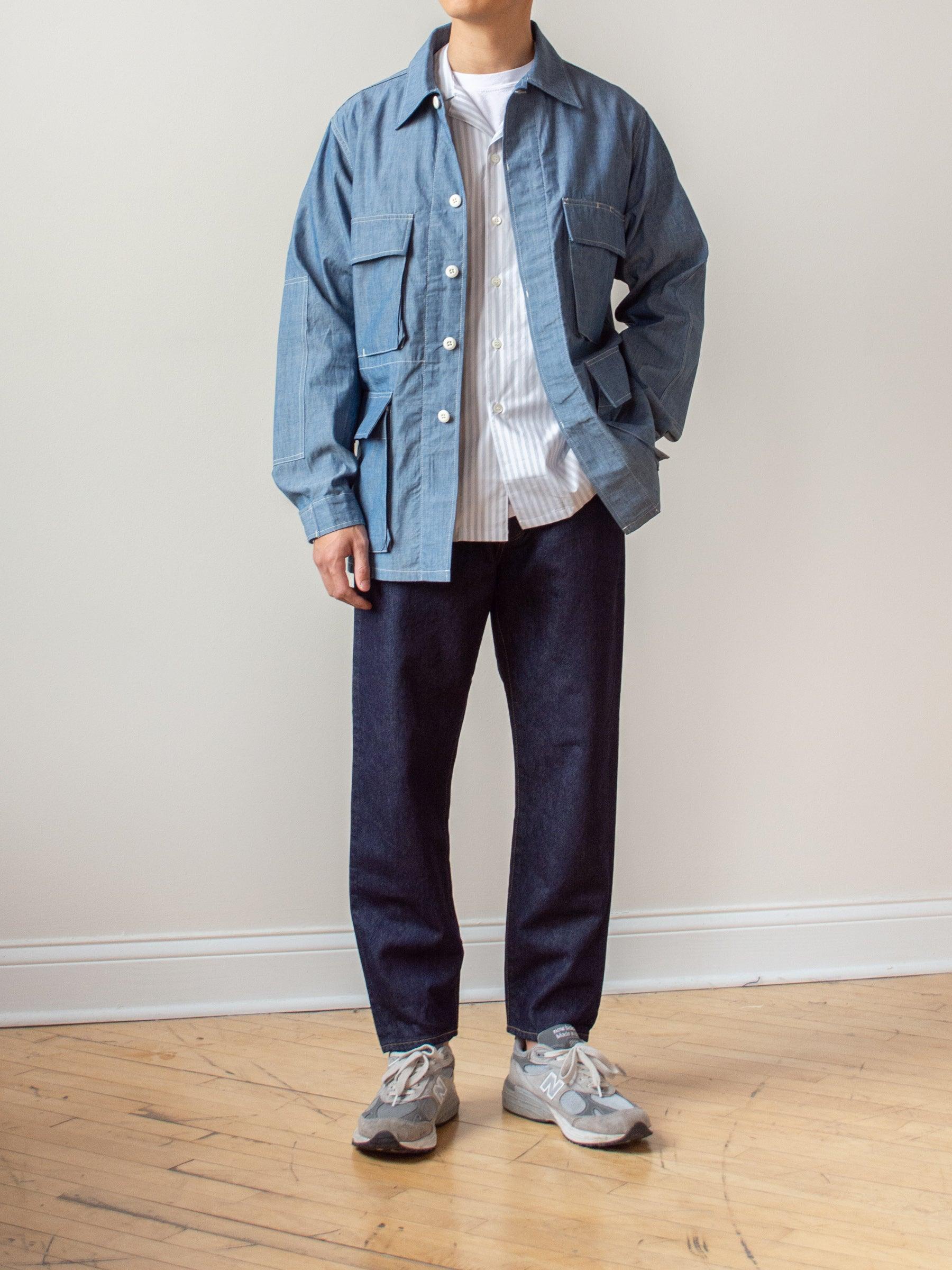 Namu Shop - paa SS Shirt Two x Namu - Baby Blue Stripe