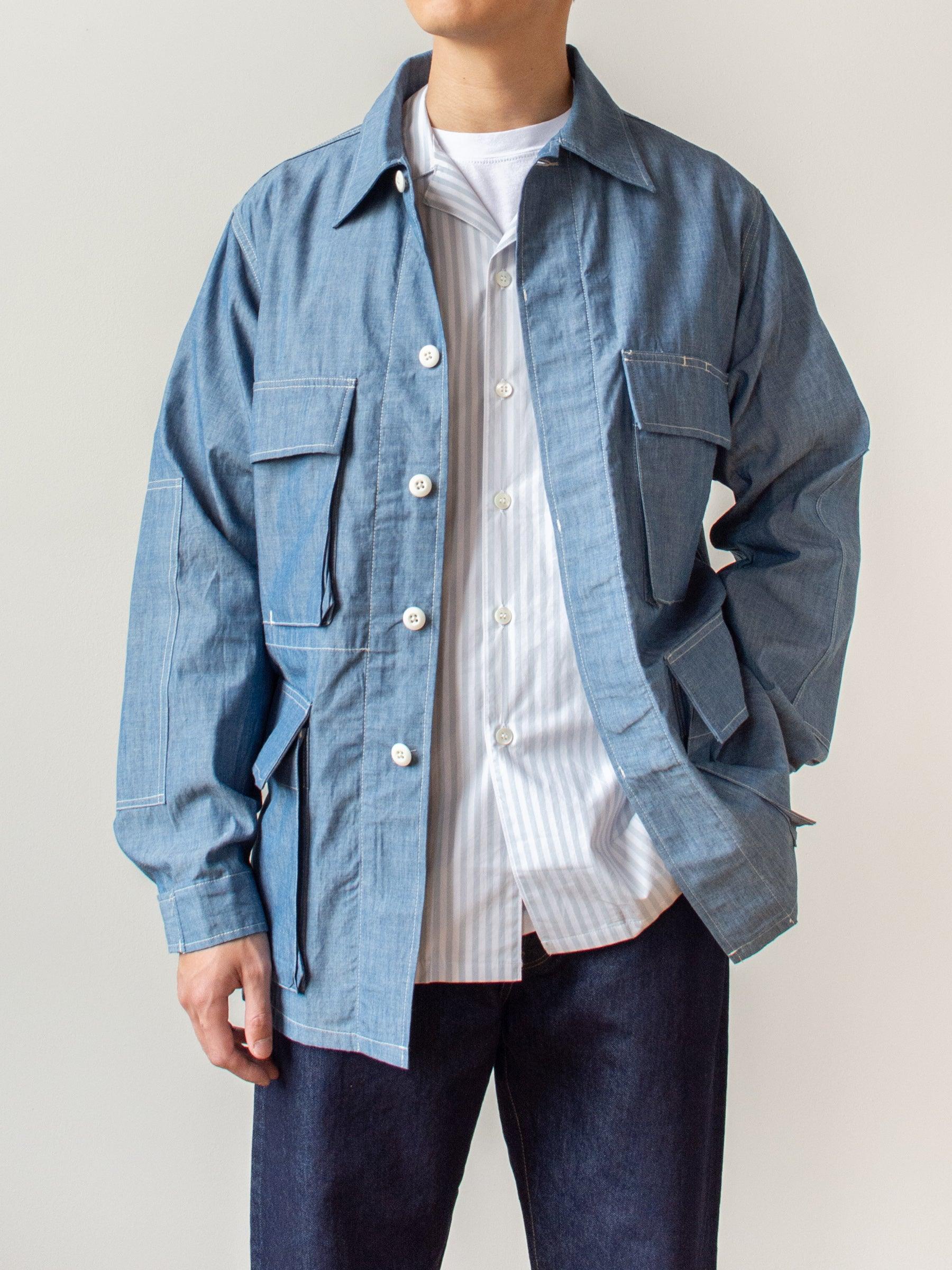 Namu Shop - paa SS Shirt Two x Namu - Baby Blue Stripe