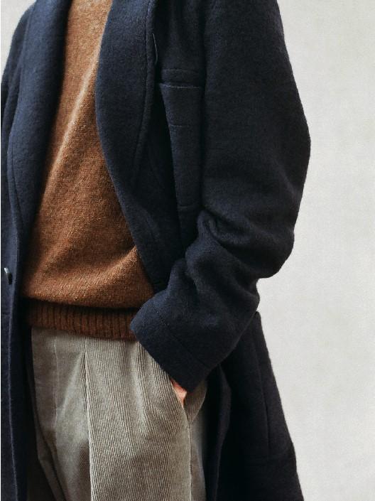 Namu Shop - Phlannel Baby Alpaca Crewneck Knit - Walnut