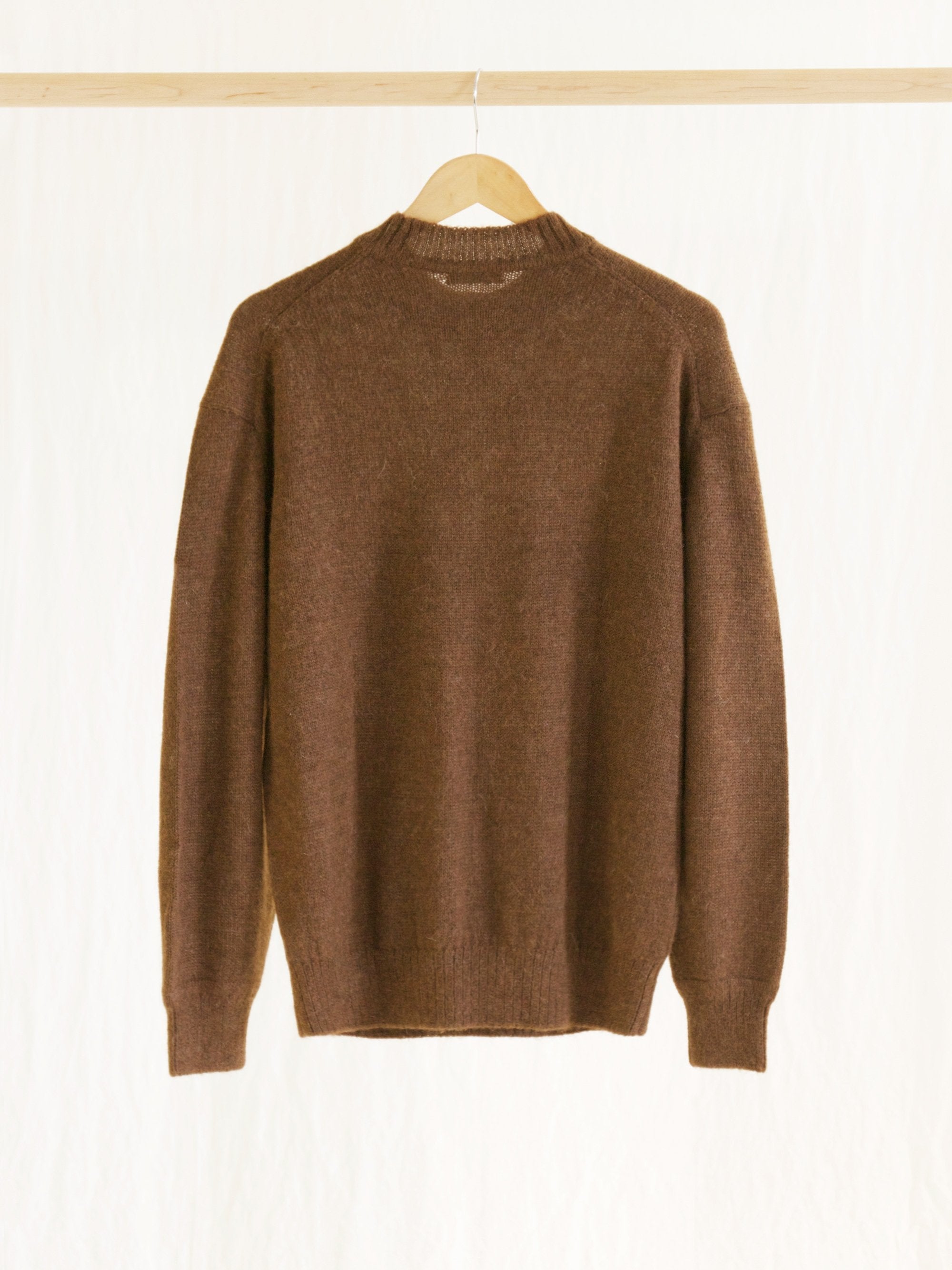Namu Shop - Phlannel Baby Alpaca Crewneck Knit - Walnut