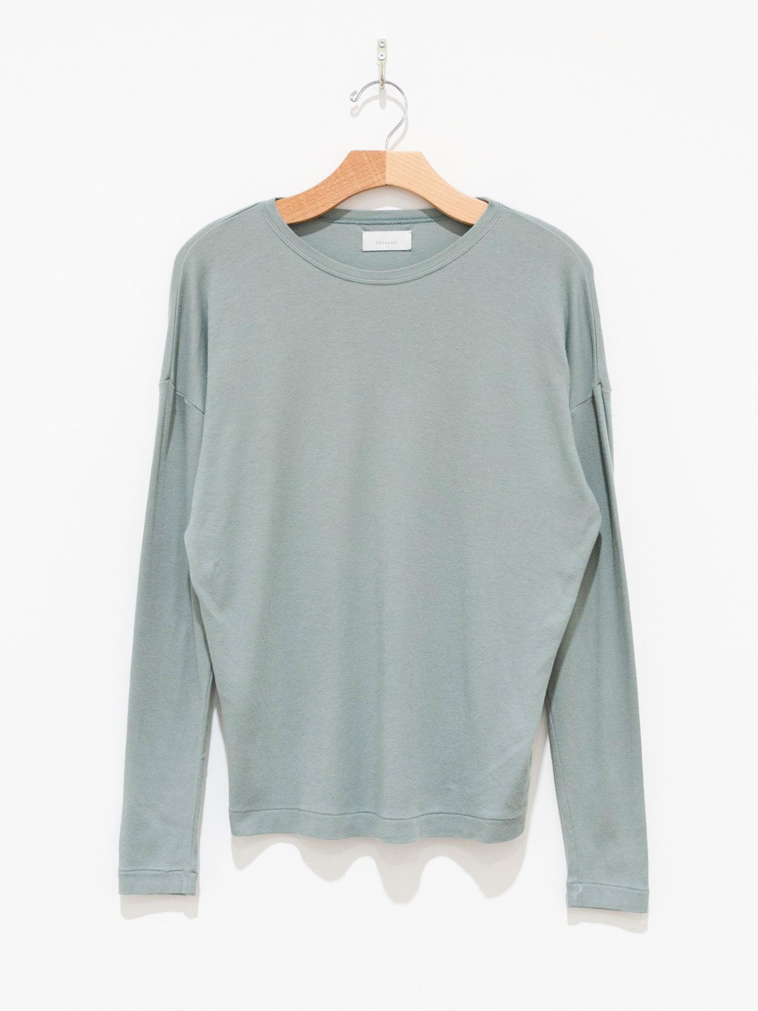 Namu Shop - Phlannel Co/Si Smooth Jersey Crewneck - Blue Green