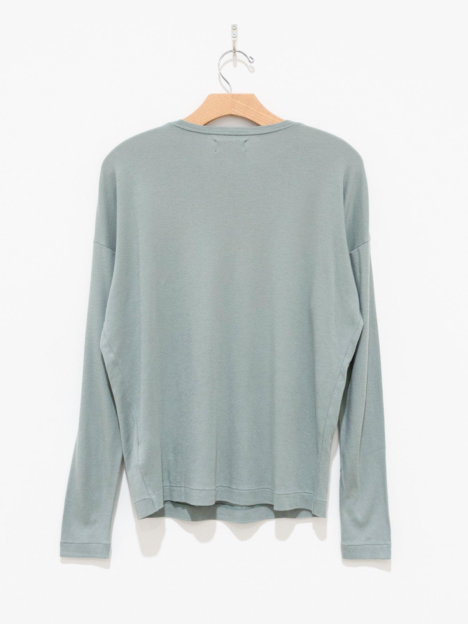 Namu Shop - Phlannel Co/Si Smooth Jersey Crewneck - Blue Green