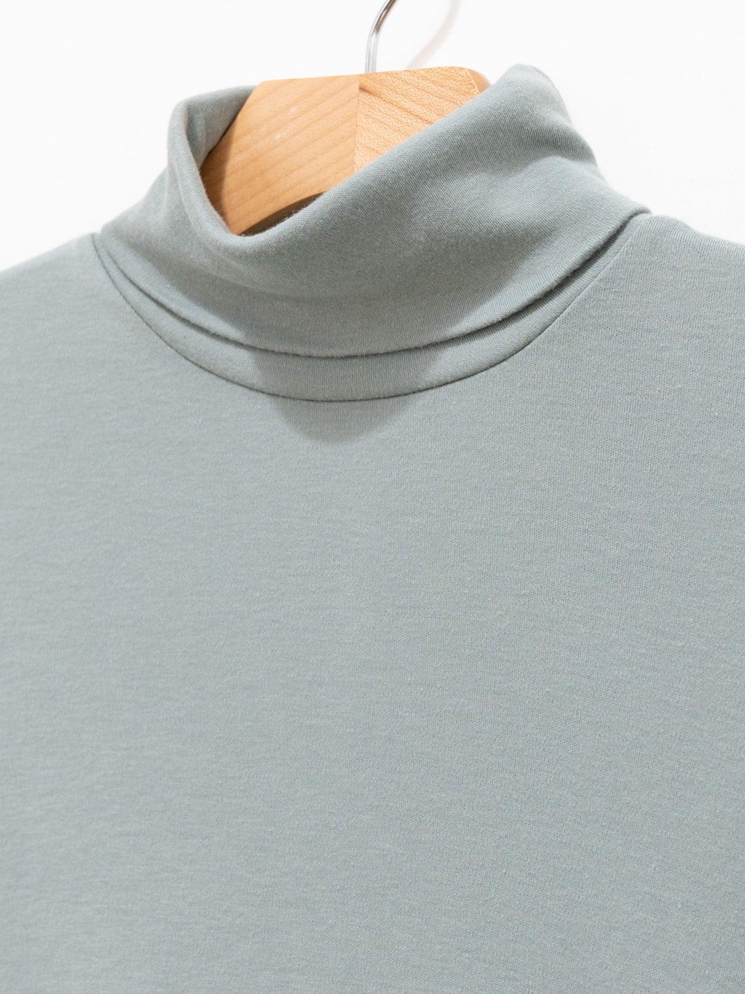 Namu Shop - Phlannel Co/Si Smooth Jersey Turtleneck - Blue Green