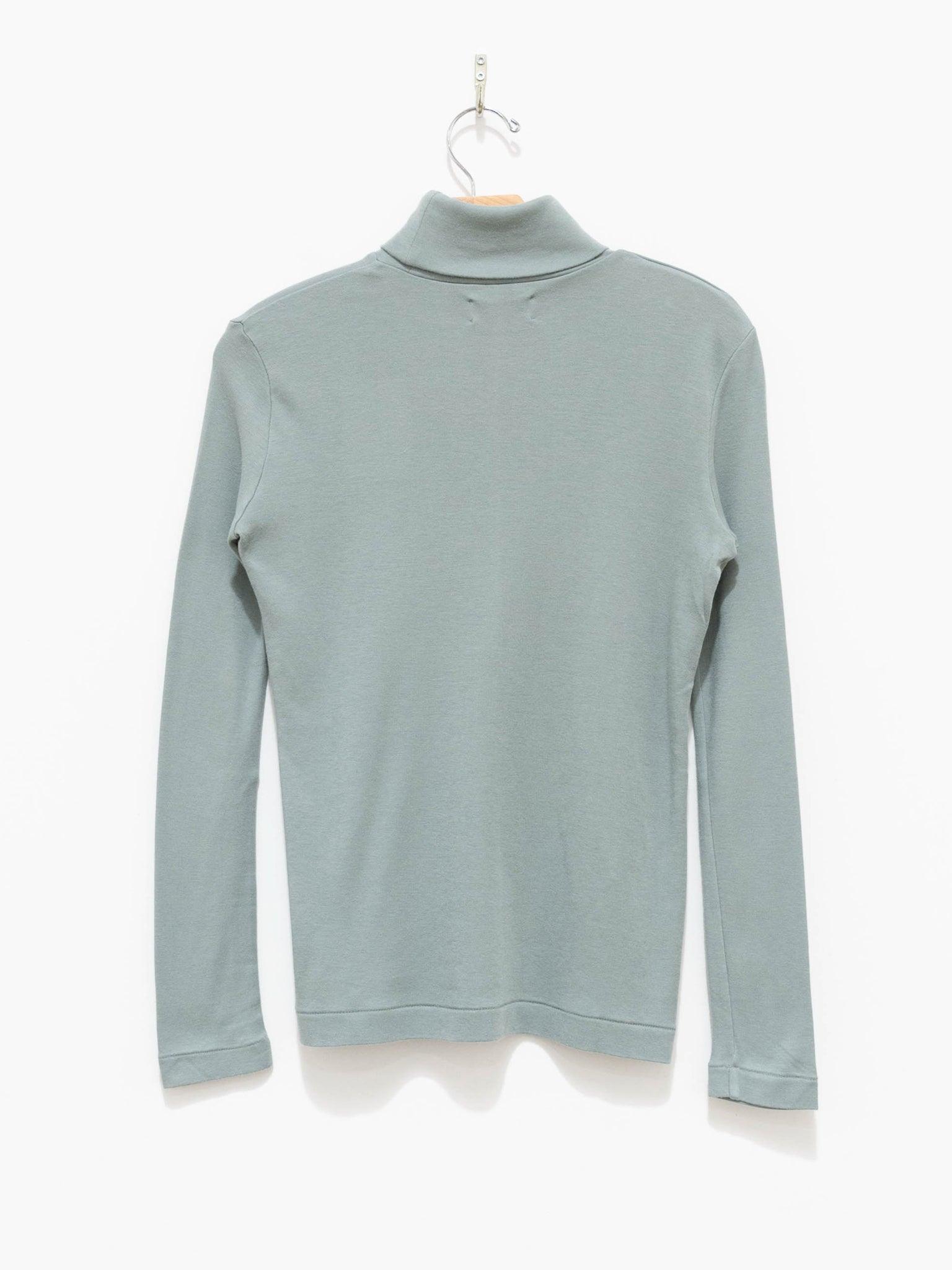 Namu Shop - Phlannel Co/Si Smooth Jersey Turtleneck - Blue Green