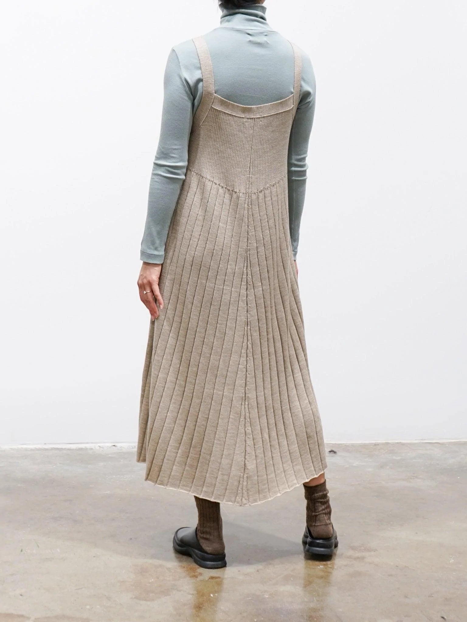 Namu Shop - Phlannel Co/Si Smooth Jersey Turtleneck - Blue Green
