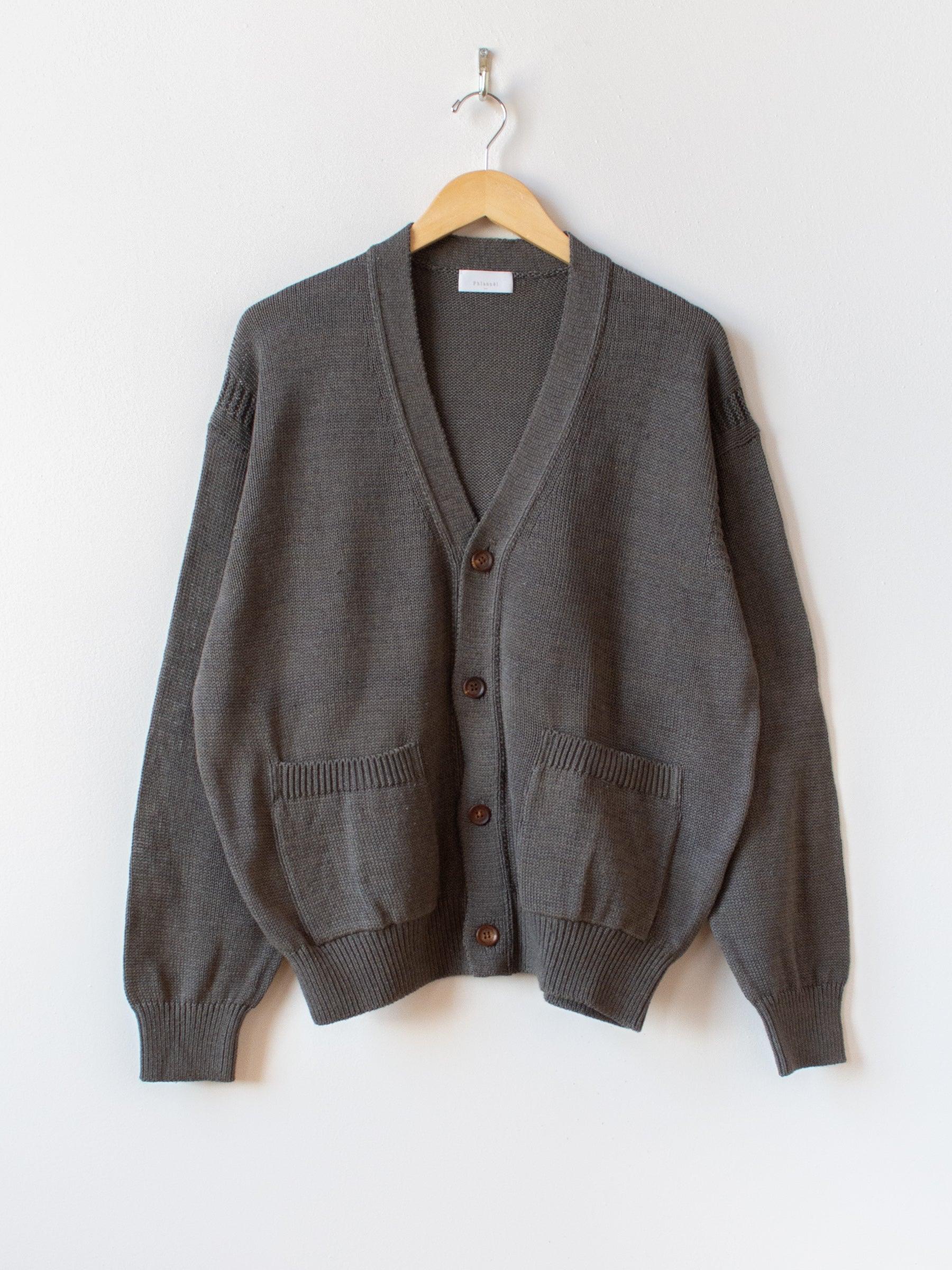Namu Shop - Phlannel Cotton Linen Guernsey Cardigan