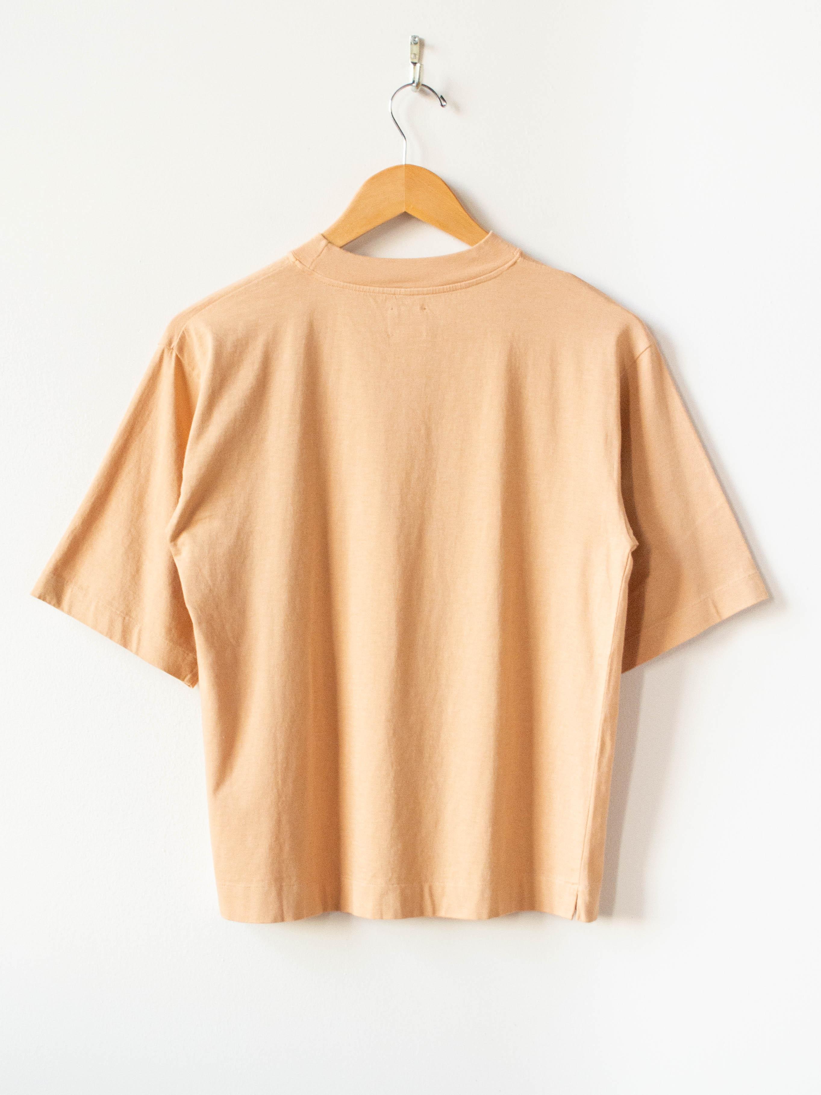 Namu Shop - Phlannel Light Suvin Cotton Half-sleeve T-shirt - Orange