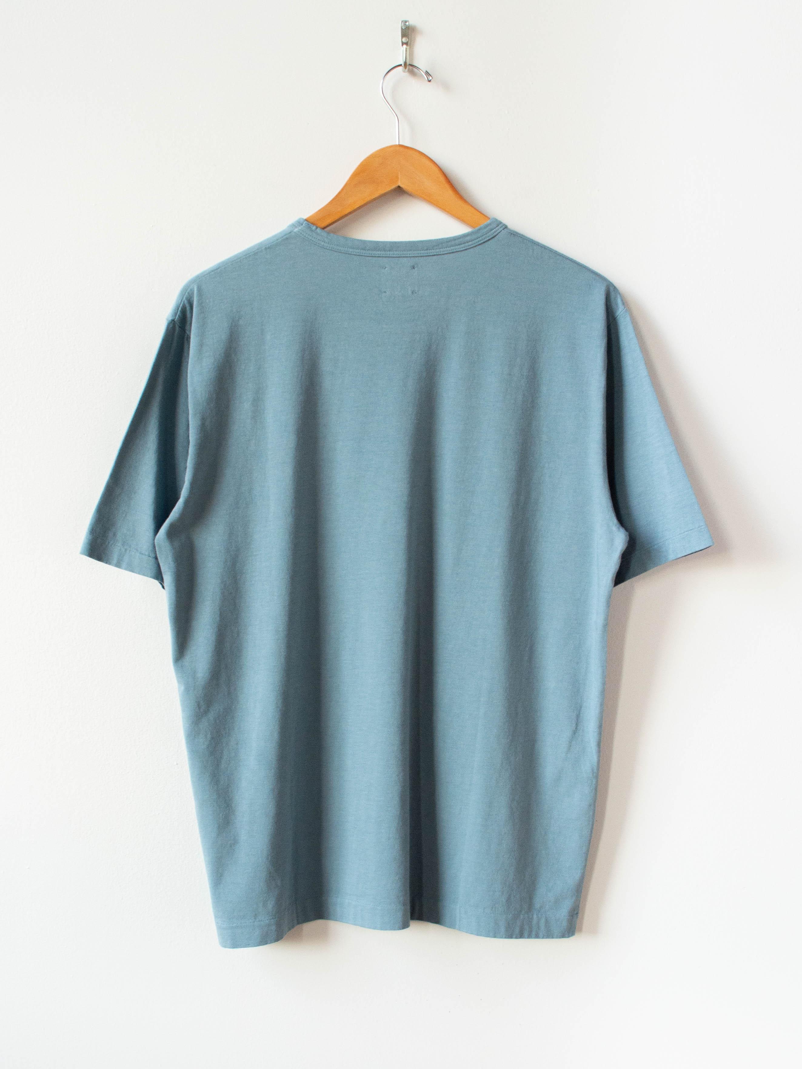 Namu Shop - Phlannel Light Suvin Cotton T-Shirt - Blue