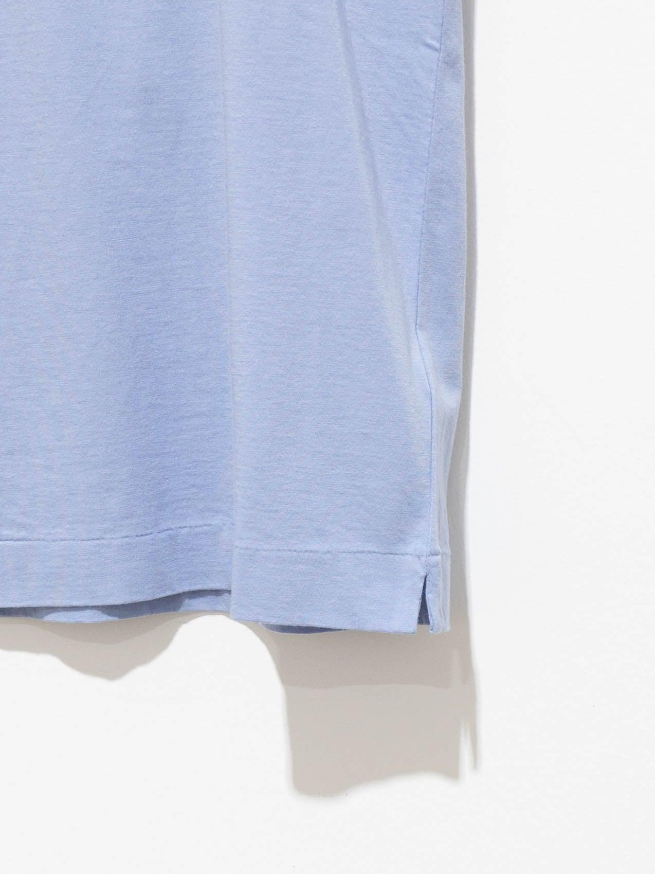 Namu Shop - Phlannel Light Suvin French Sleeve T-Shirt - Light Blue