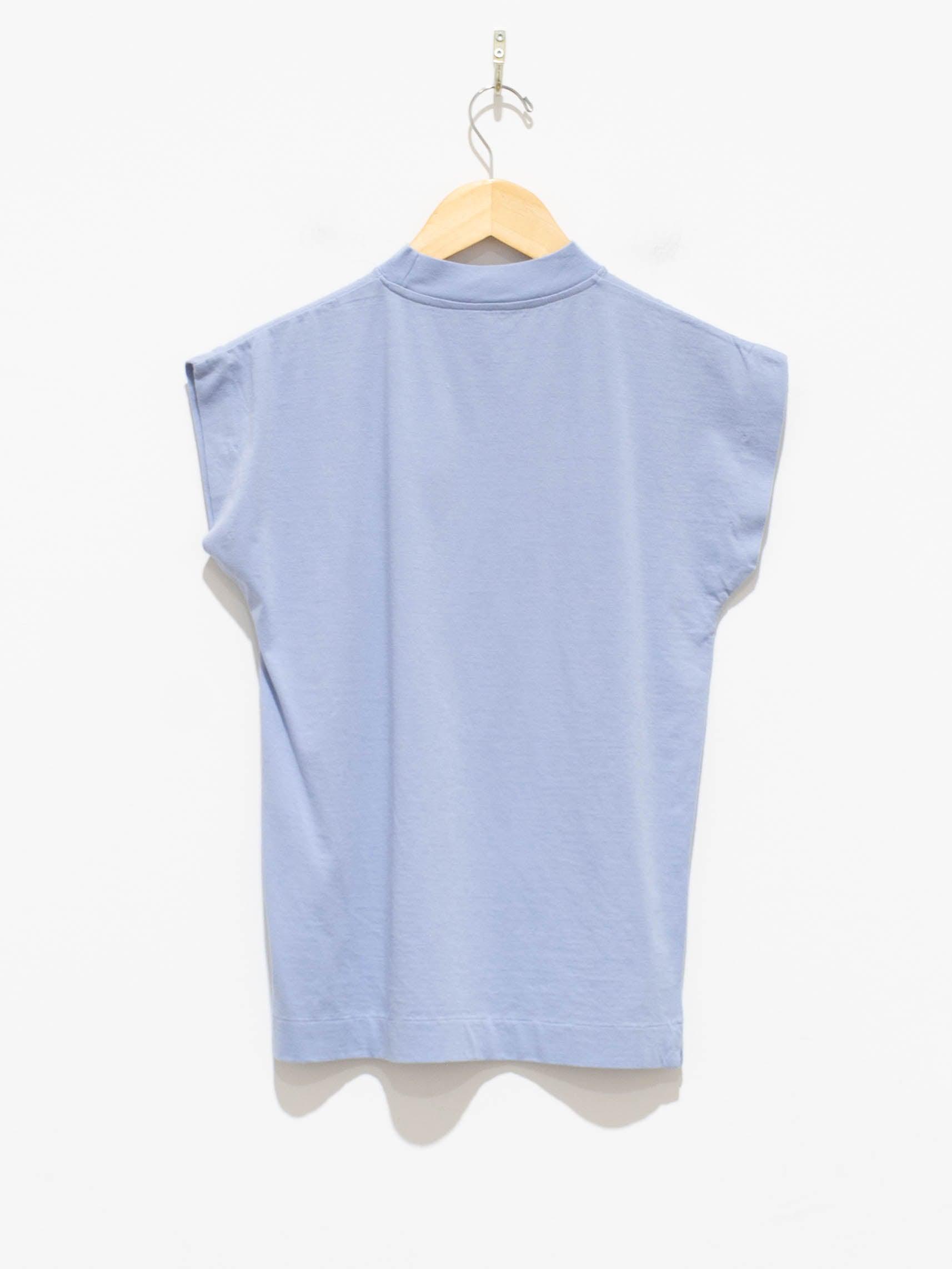 Namu Shop - Phlannel Light Suvin French Sleeve T-Shirt - Light Blue