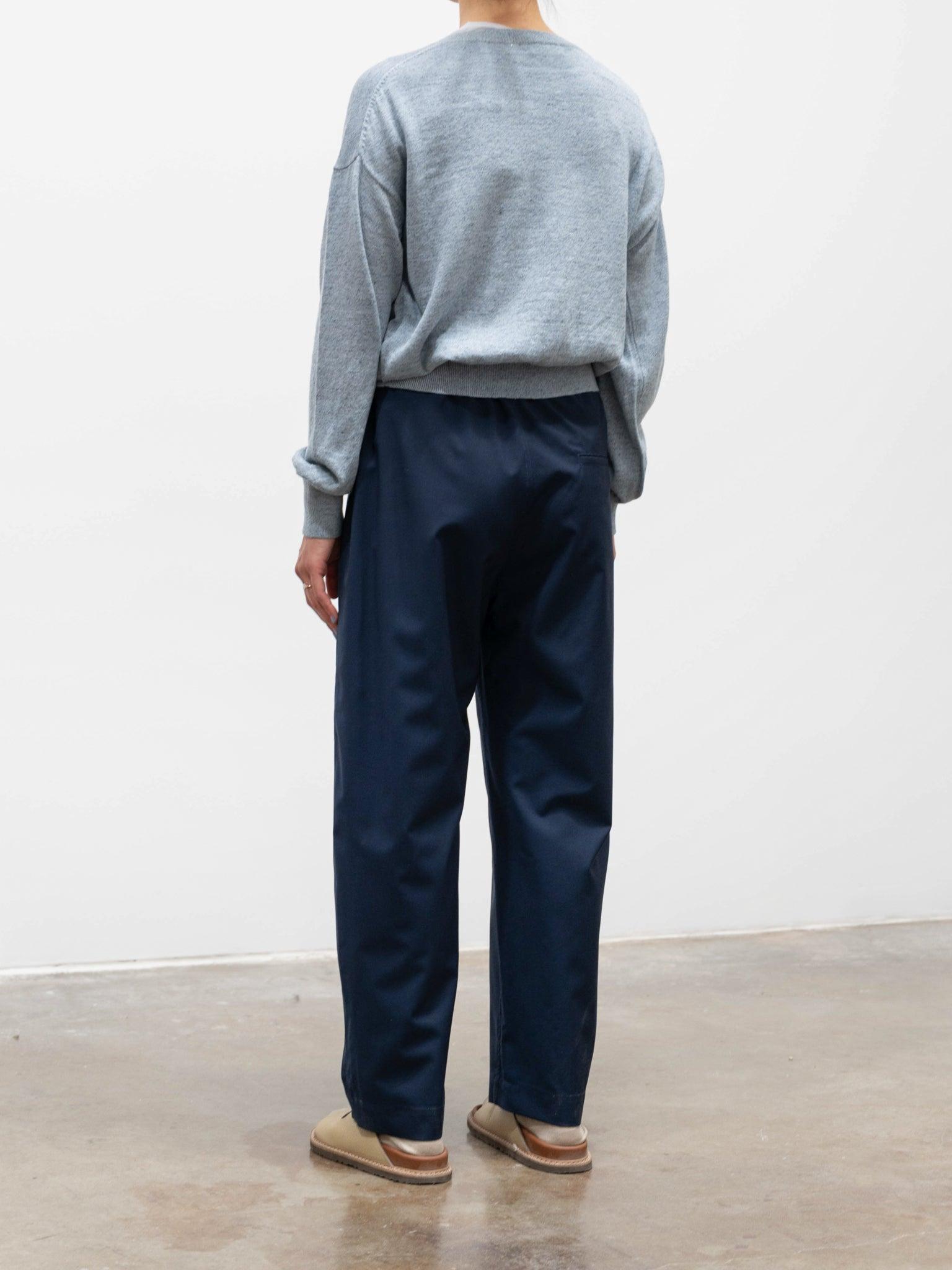 Namu Shop - Phlannel Linen Cotton Crewneck Cardigan - White