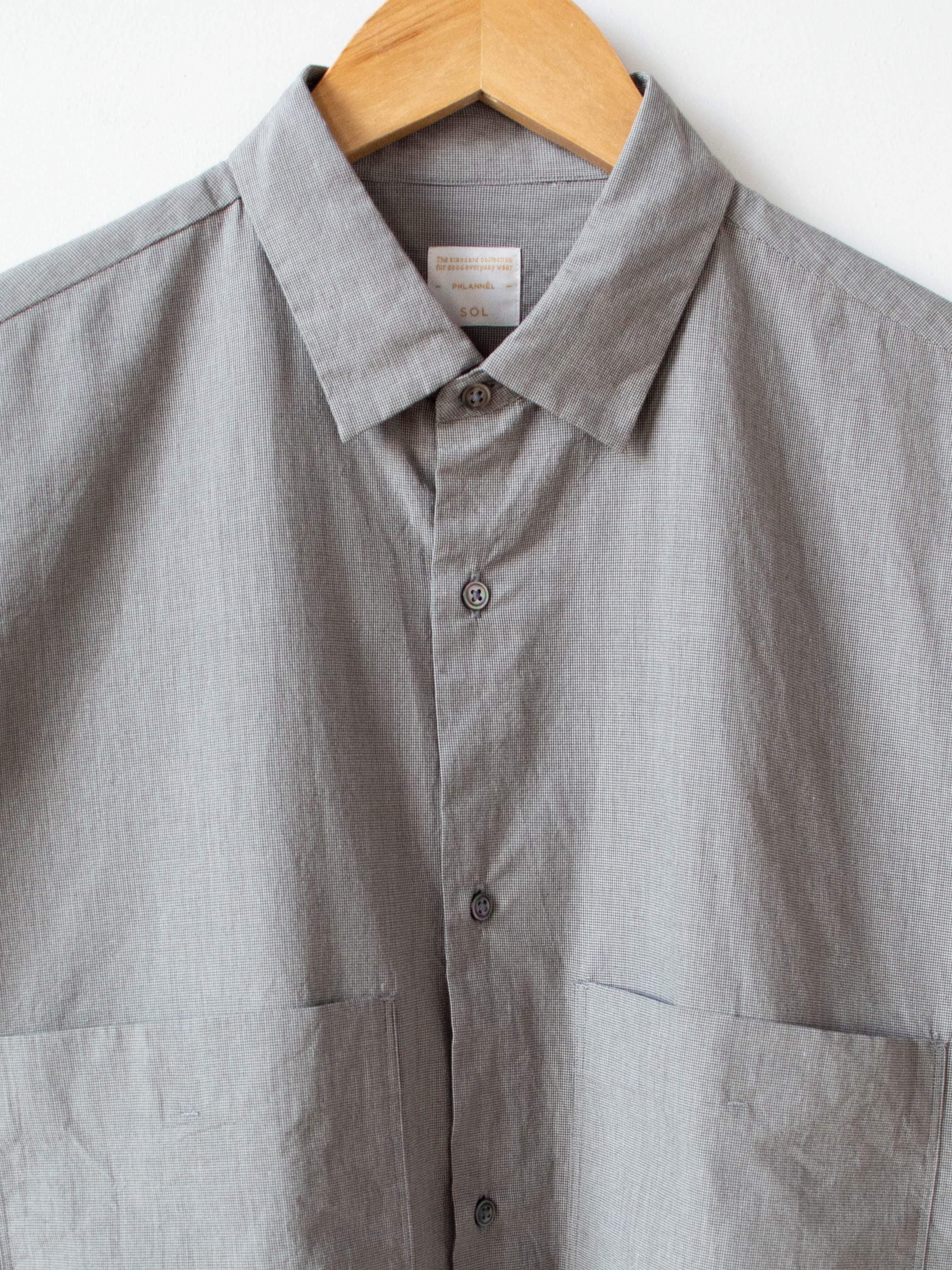 Namu Shop - Phlannel Summer Box Shirt - Puppytooth