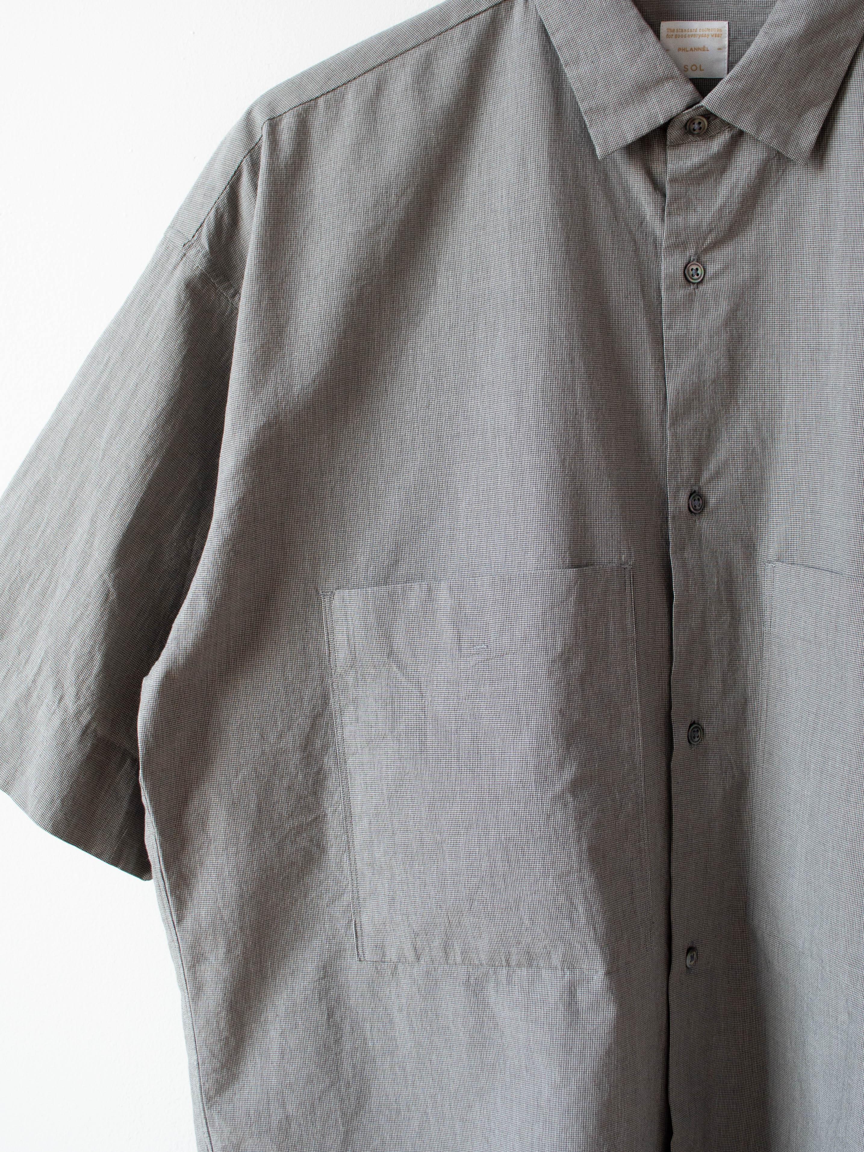 Namu Shop - Phlannel Summer Box Shirt - Puppytooth