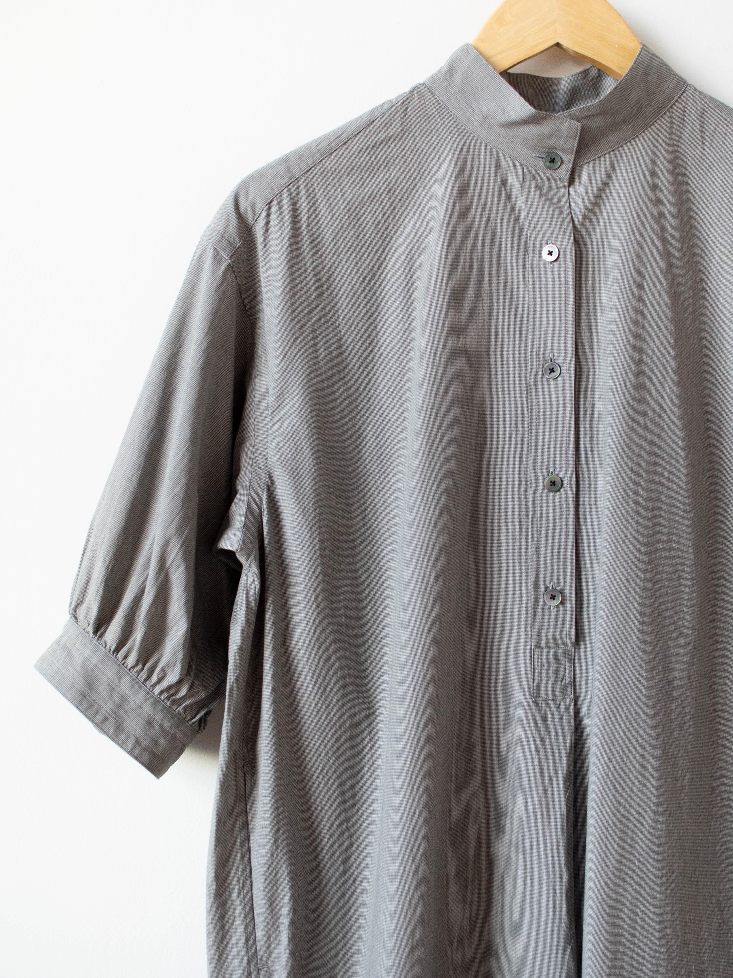 Namu Shop - Phlannel Summer Smock Gather Dress - Puppy Tooth