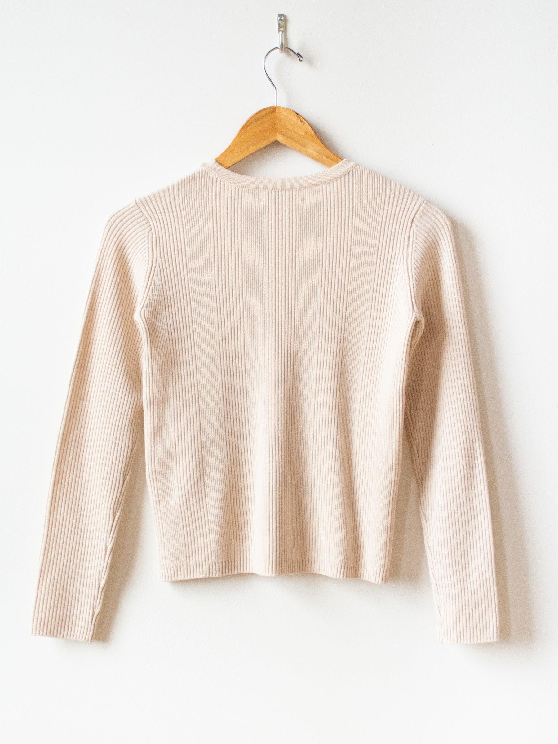 Namu Shop - Phlannel Super Fine Wool Rib Knit - Ivory