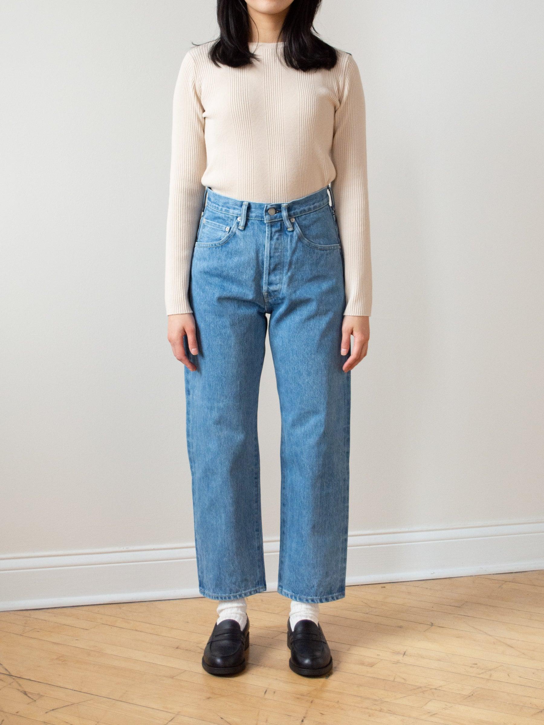 Namu Shop - Phlannel Super Fine Wool Rib Knit - Ivory