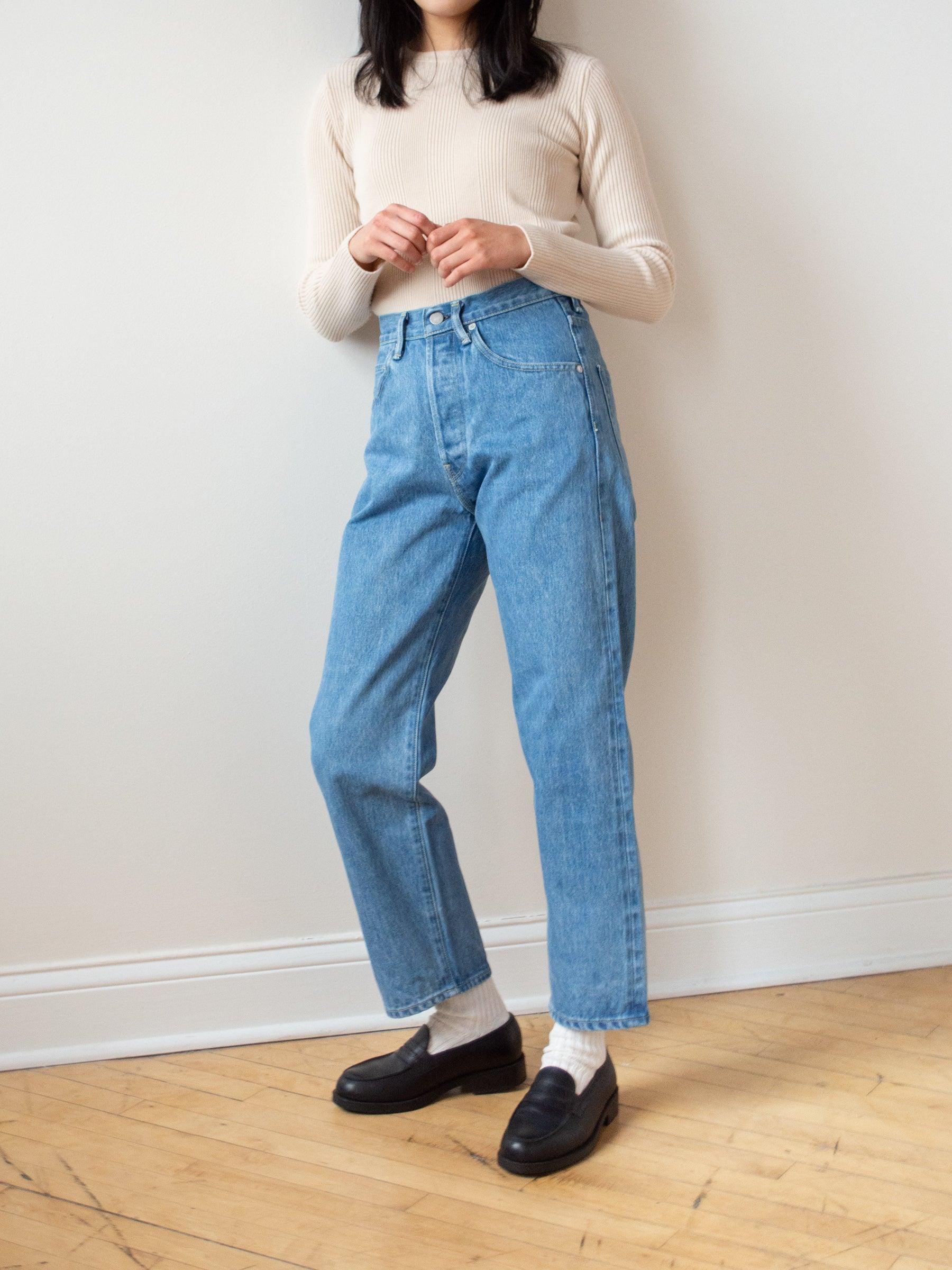Namu Shop - Phlannel Super Fine Wool Rib Knit - Ivory