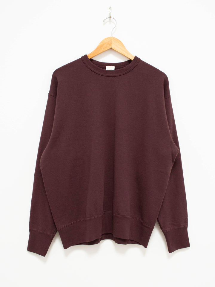Namu Shop - Phlannel Suvin Cotton Sweatshirt - Burgundy