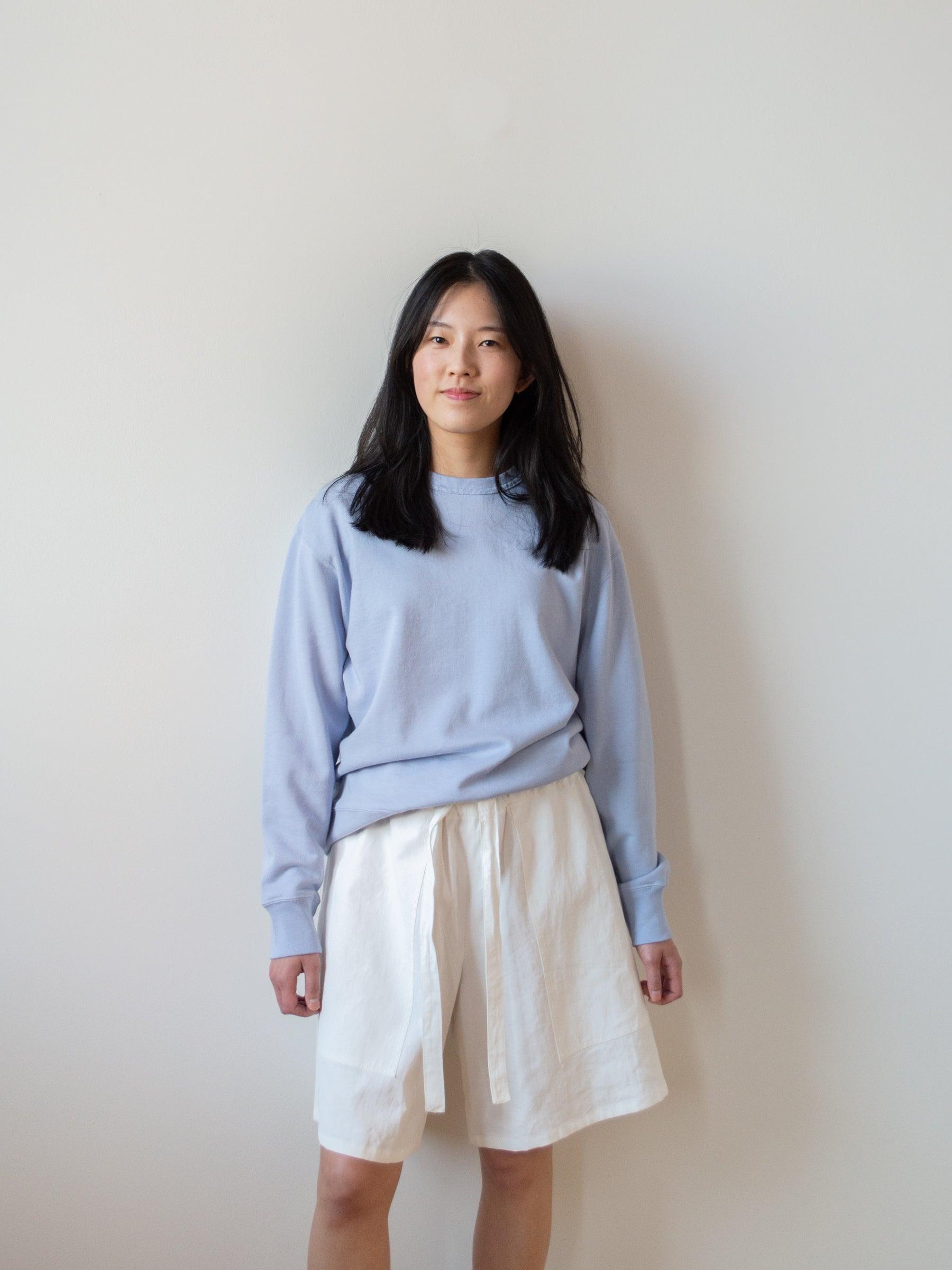 Namu Shop - Phlannel Suvin Cotton Sweatshirt - Sky Blue