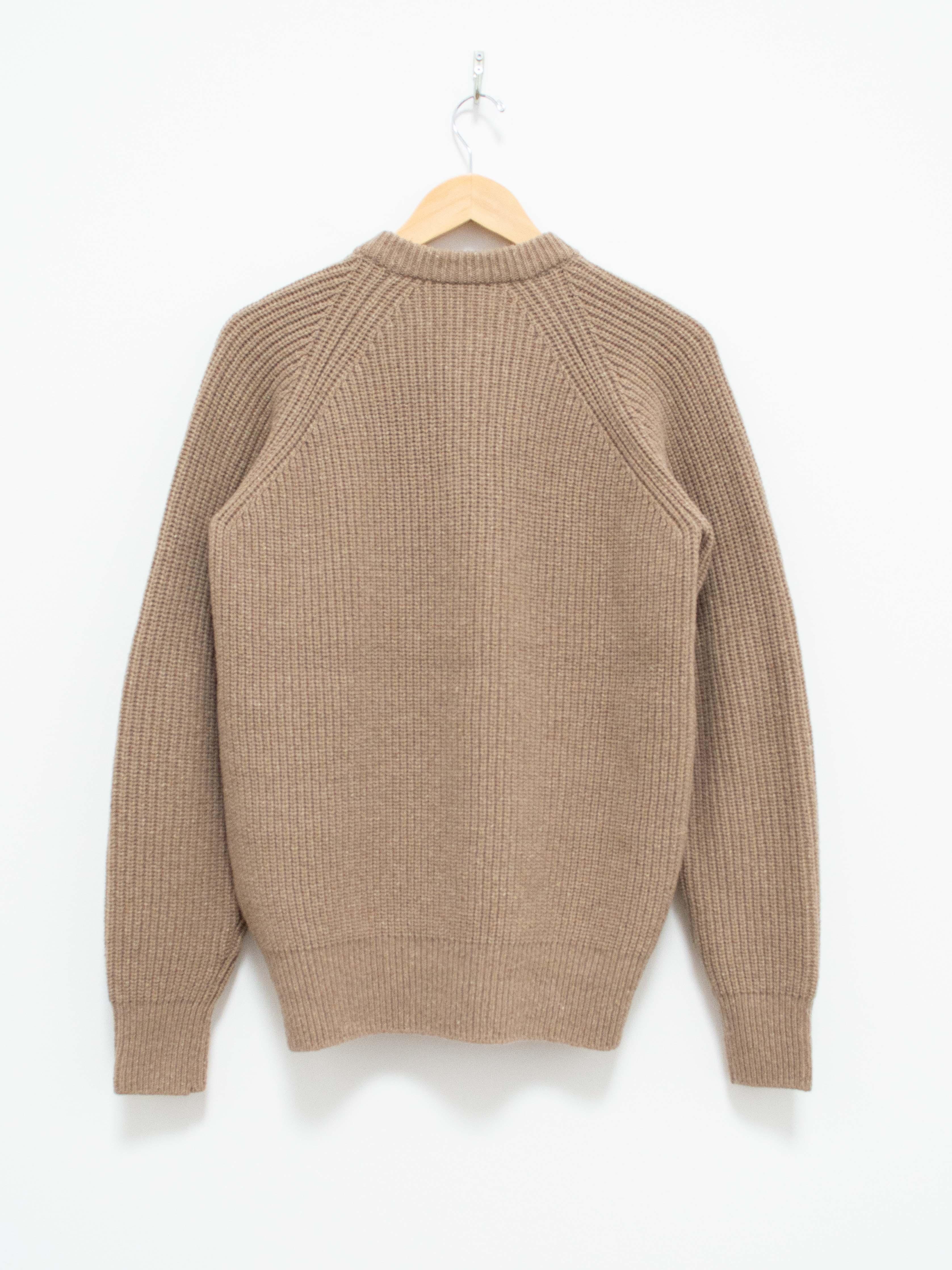 Namu Shop - Phlannel Wool Silk Nep Cowichan Sweater - Mix Beige