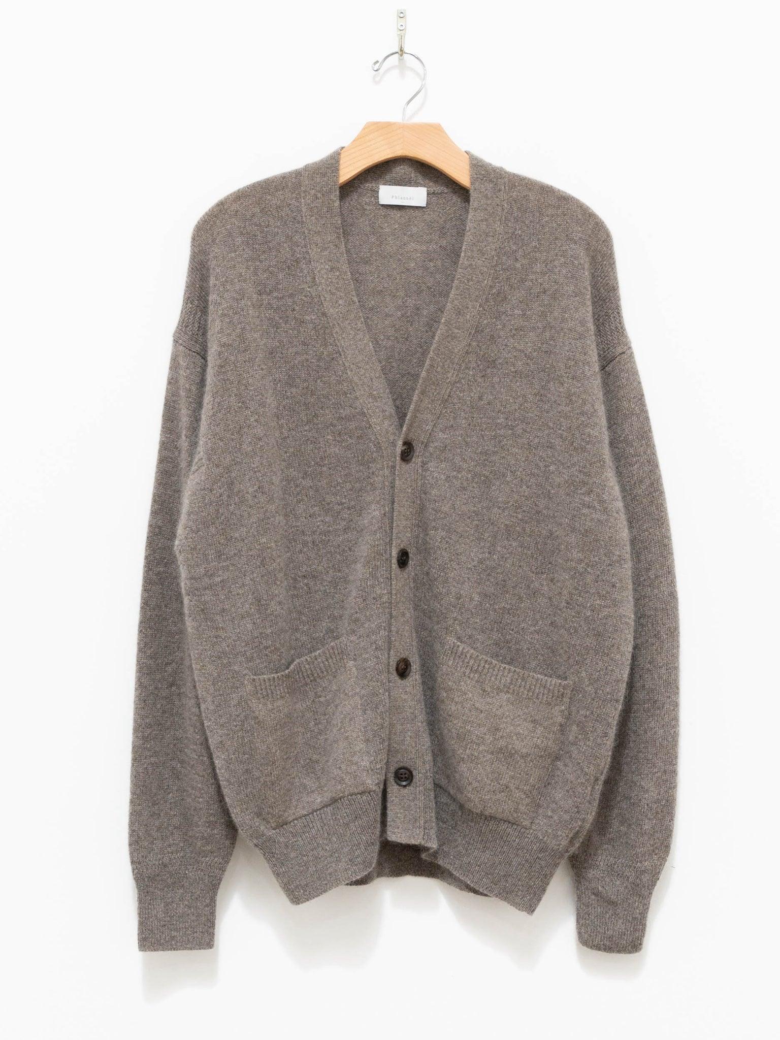 Namu Shop - Phlannel Wool Yak Guernsey Cardigan - Beige