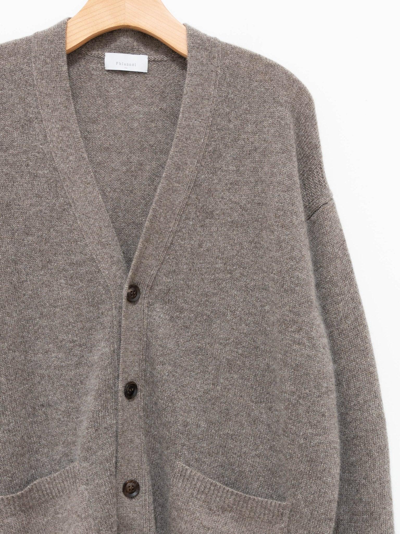 Namu Shop - Phlannel Wool Yak Guernsey Cardigan - Beige