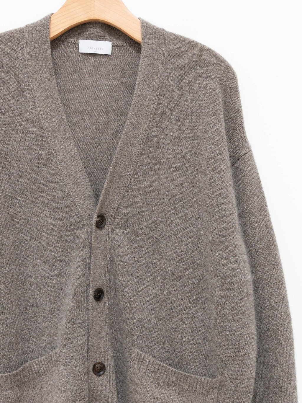 Namu Shop - Phlannel Wool Yak Guernsey Cardigan - Beige