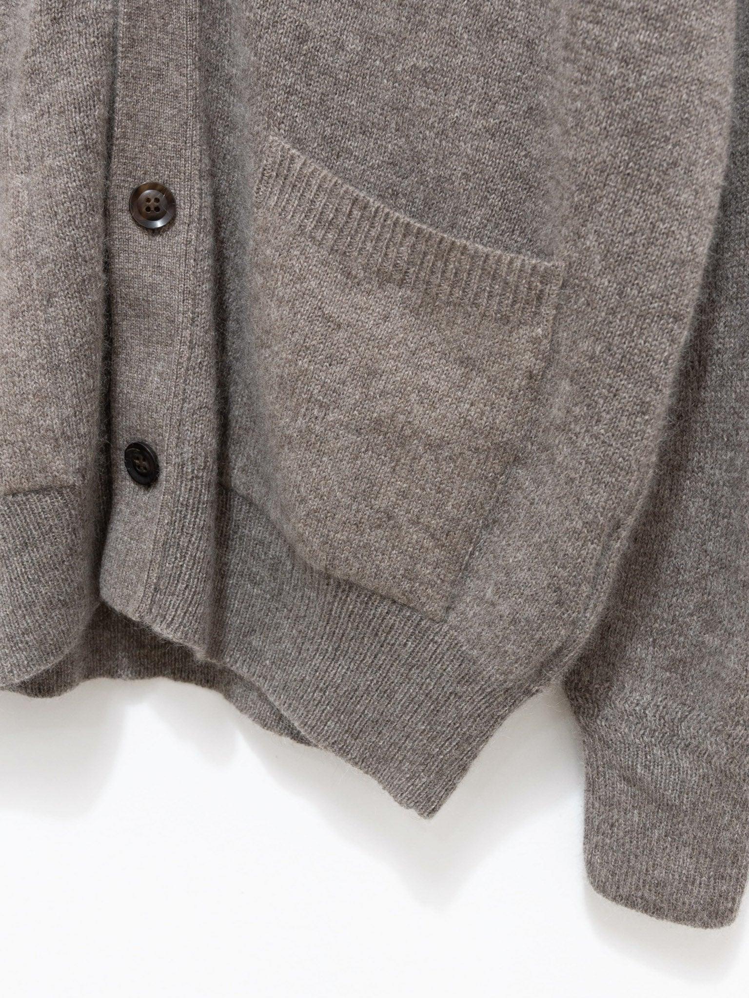 Namu Shop - Phlannel Wool Yak Guernsey Cardigan - Beige