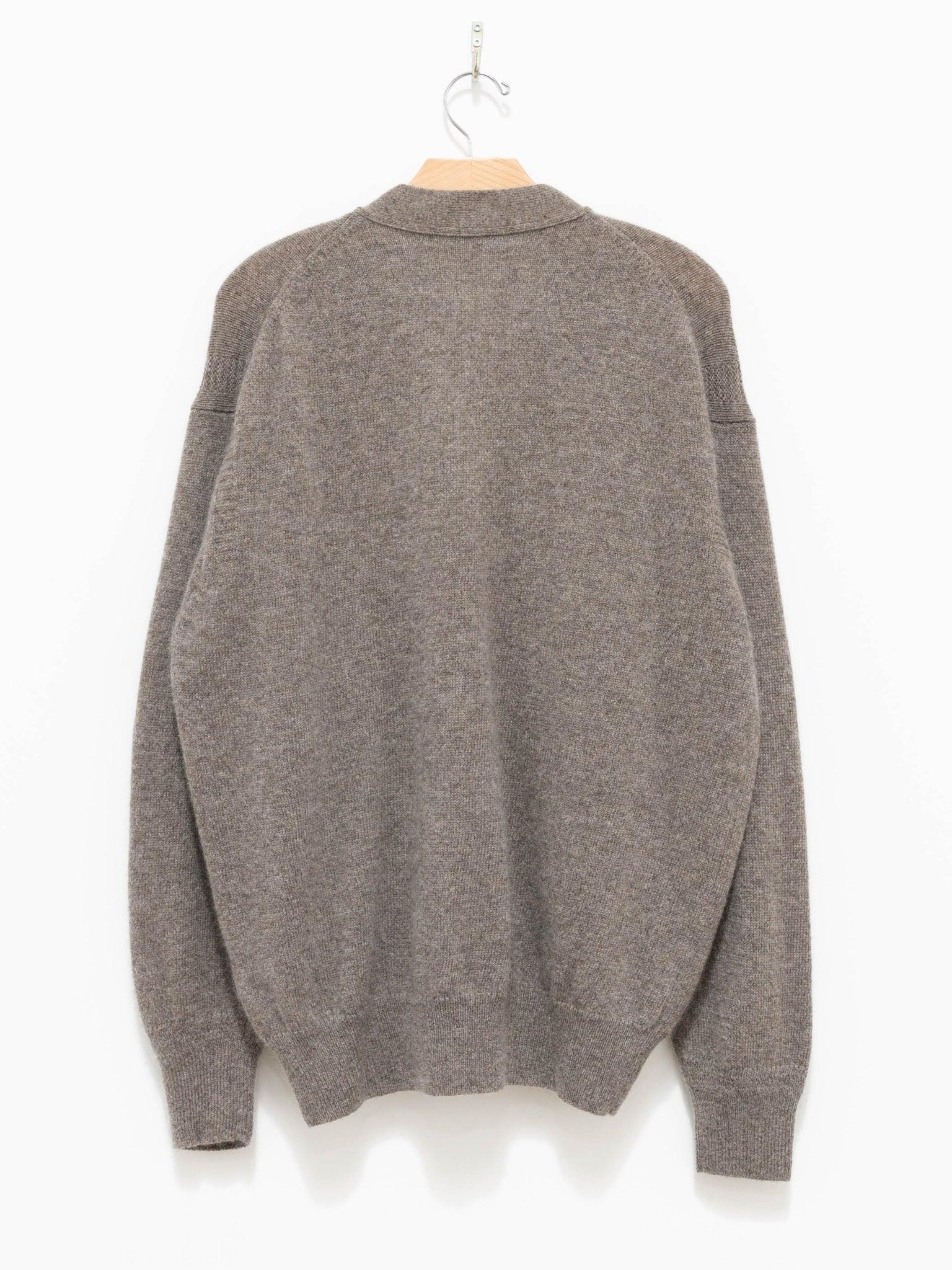 Namu Shop - Phlannel Wool Yak Guernsey Cardigan - Beige