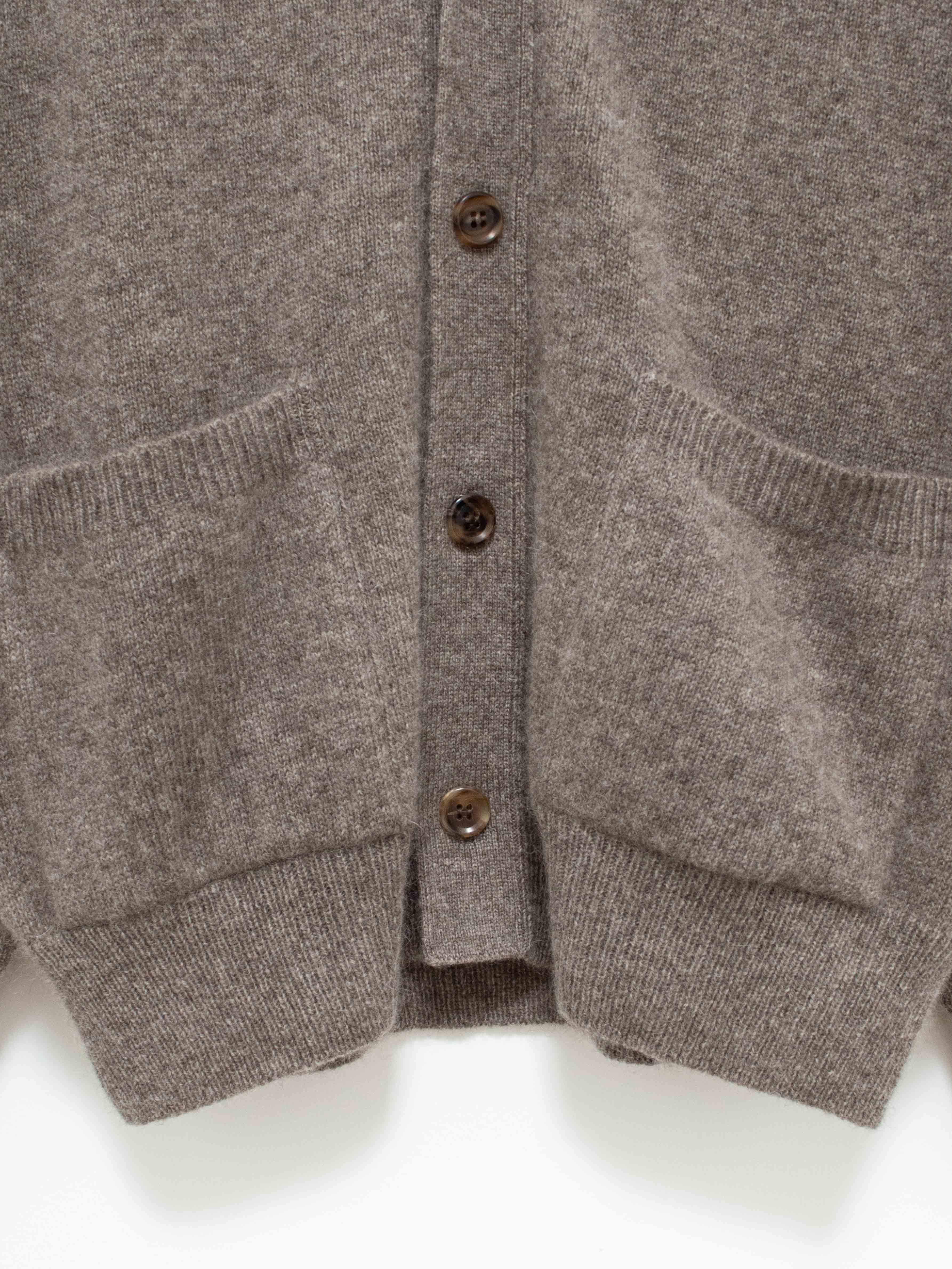 Namu Shop - Phlannel Wool Yak Guernsey Cardigan - Greige
