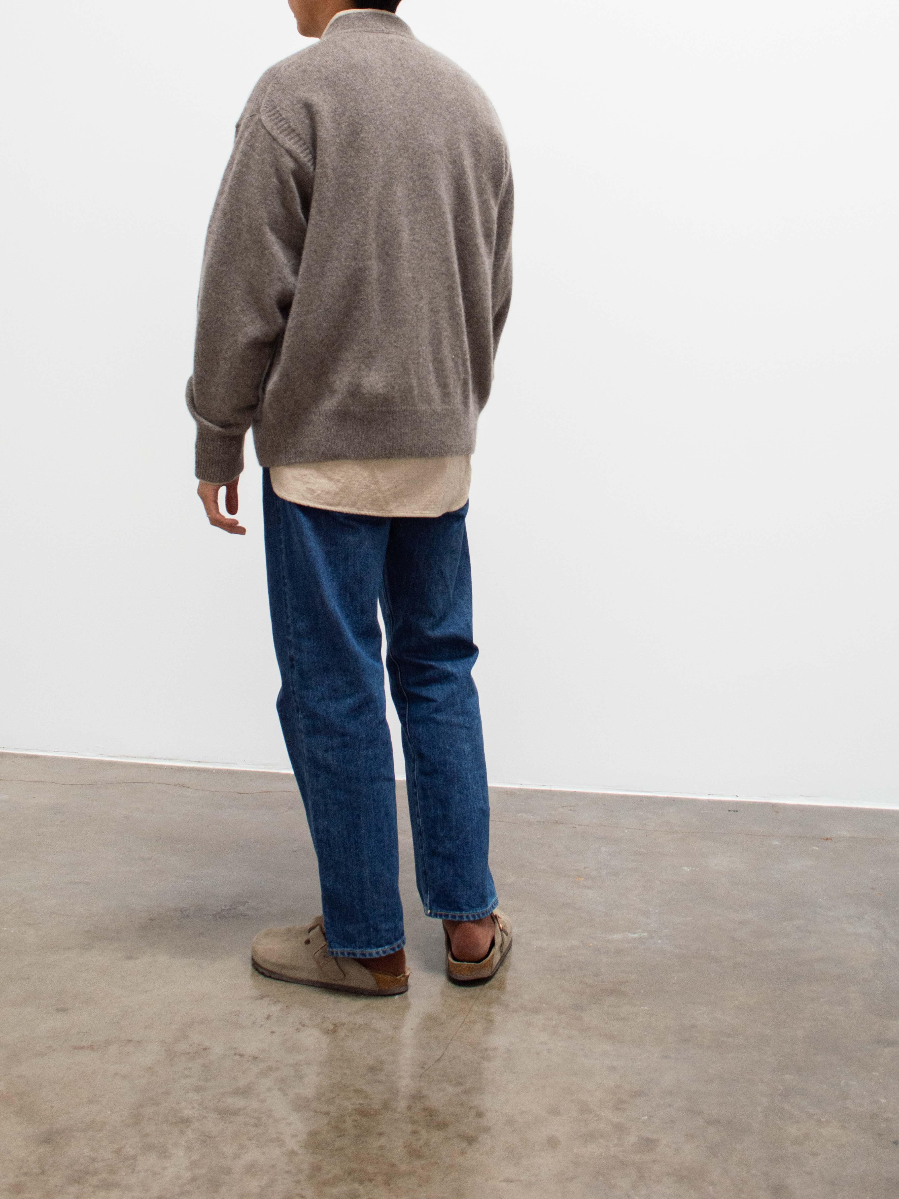 Namu Shop - Phlannel Wool Yak Guernsey Cardigan - Greige