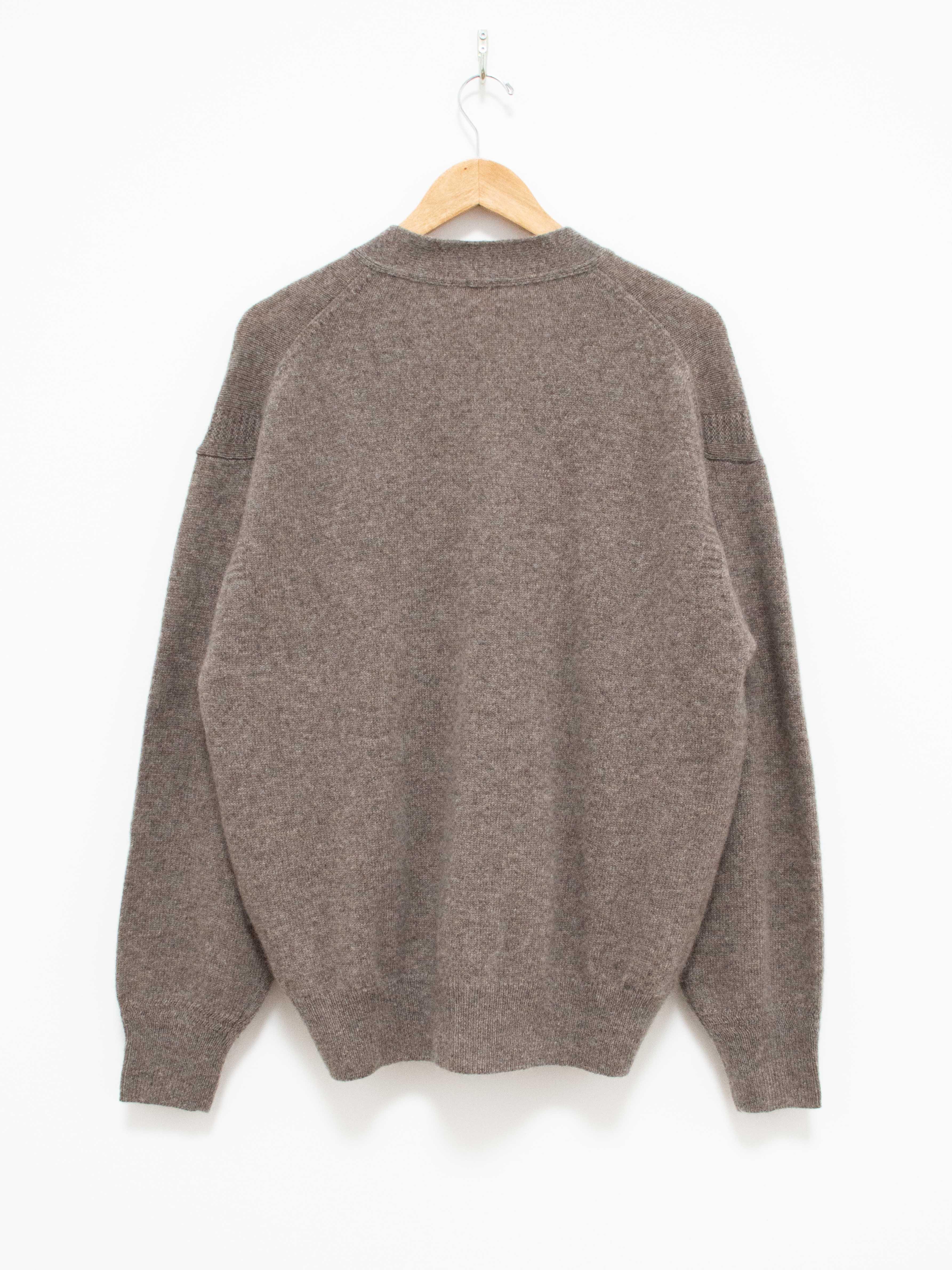 Namu Shop - Phlannel Wool Yak Guernsey Cardigan - Greige