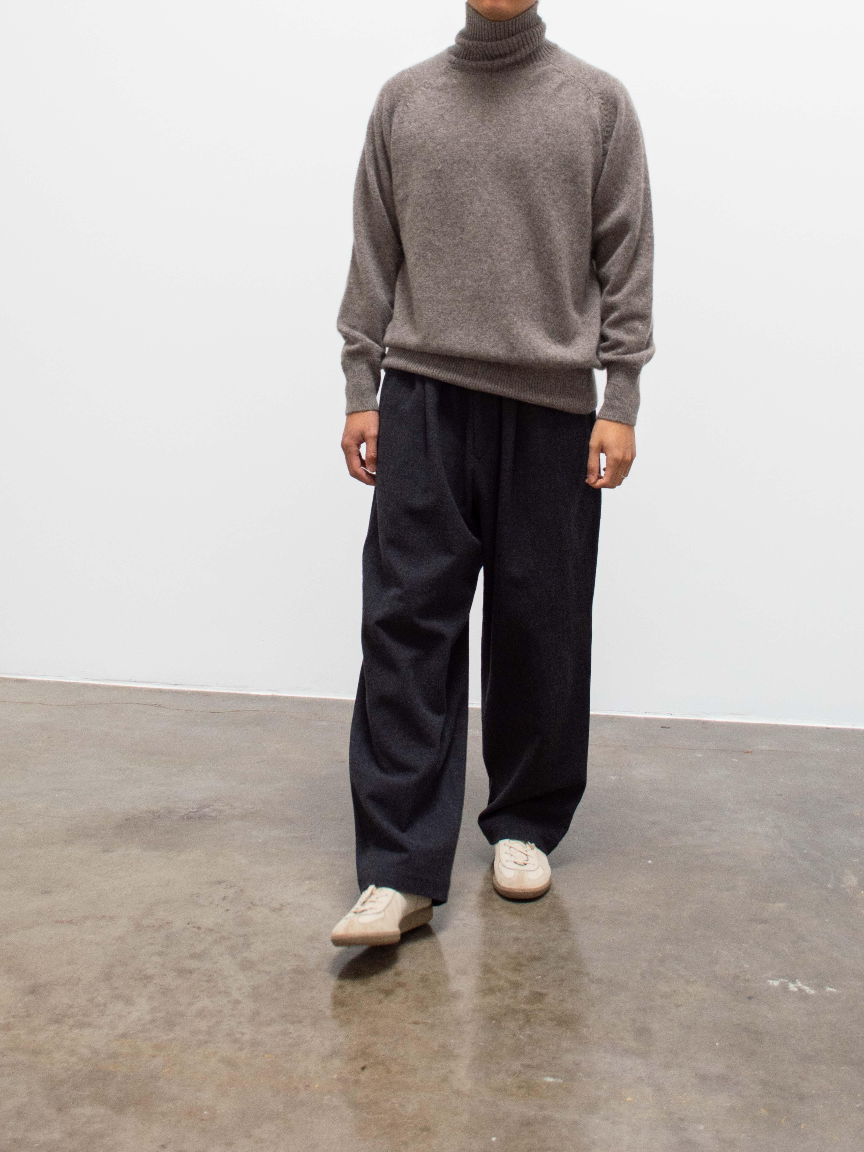 Namu Shop - Phlannel Wool Yak Turtleneck Knit - Greige