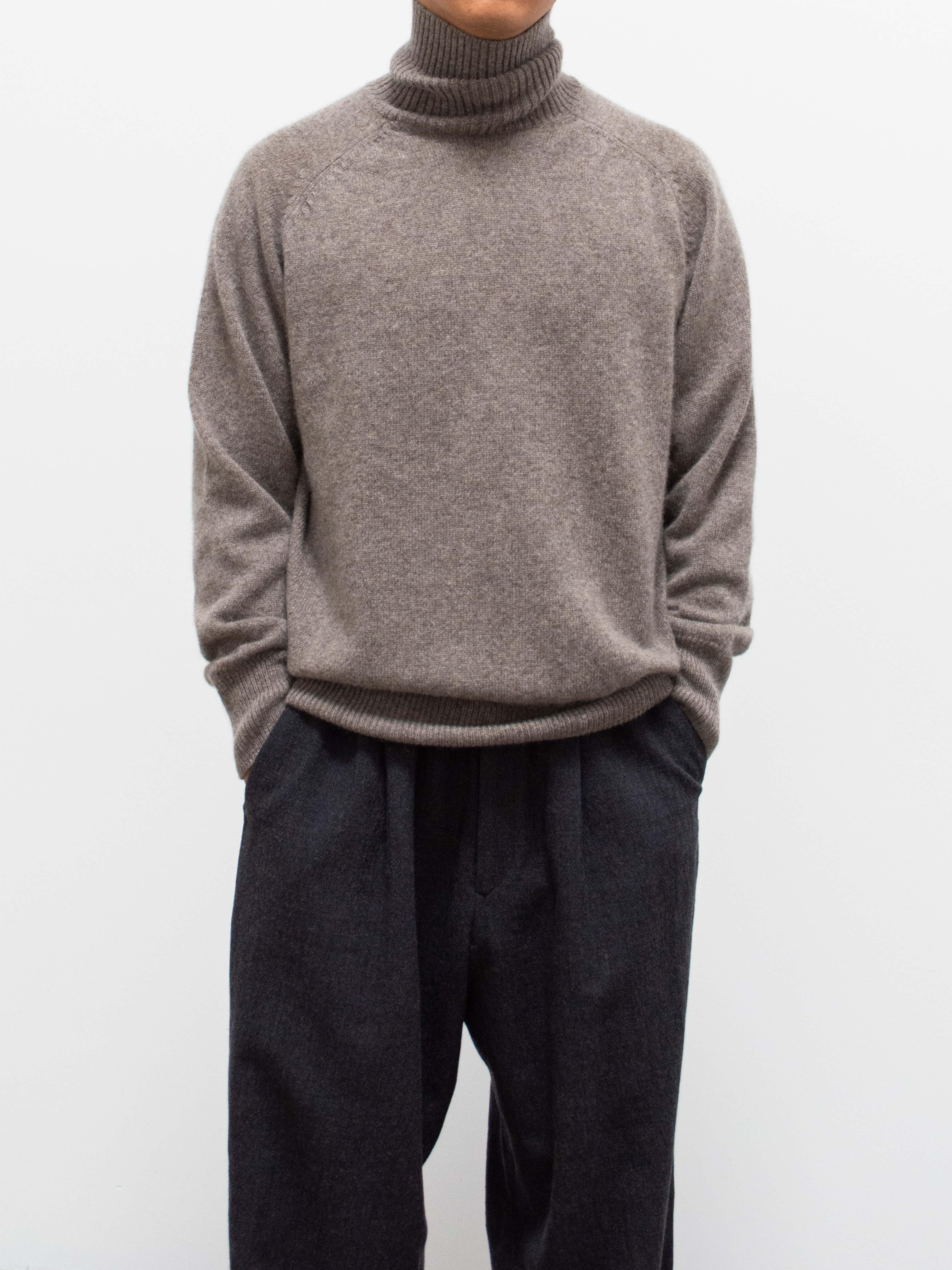 Namu Shop - Phlannel Wool Yak Turtleneck Knit - Greige