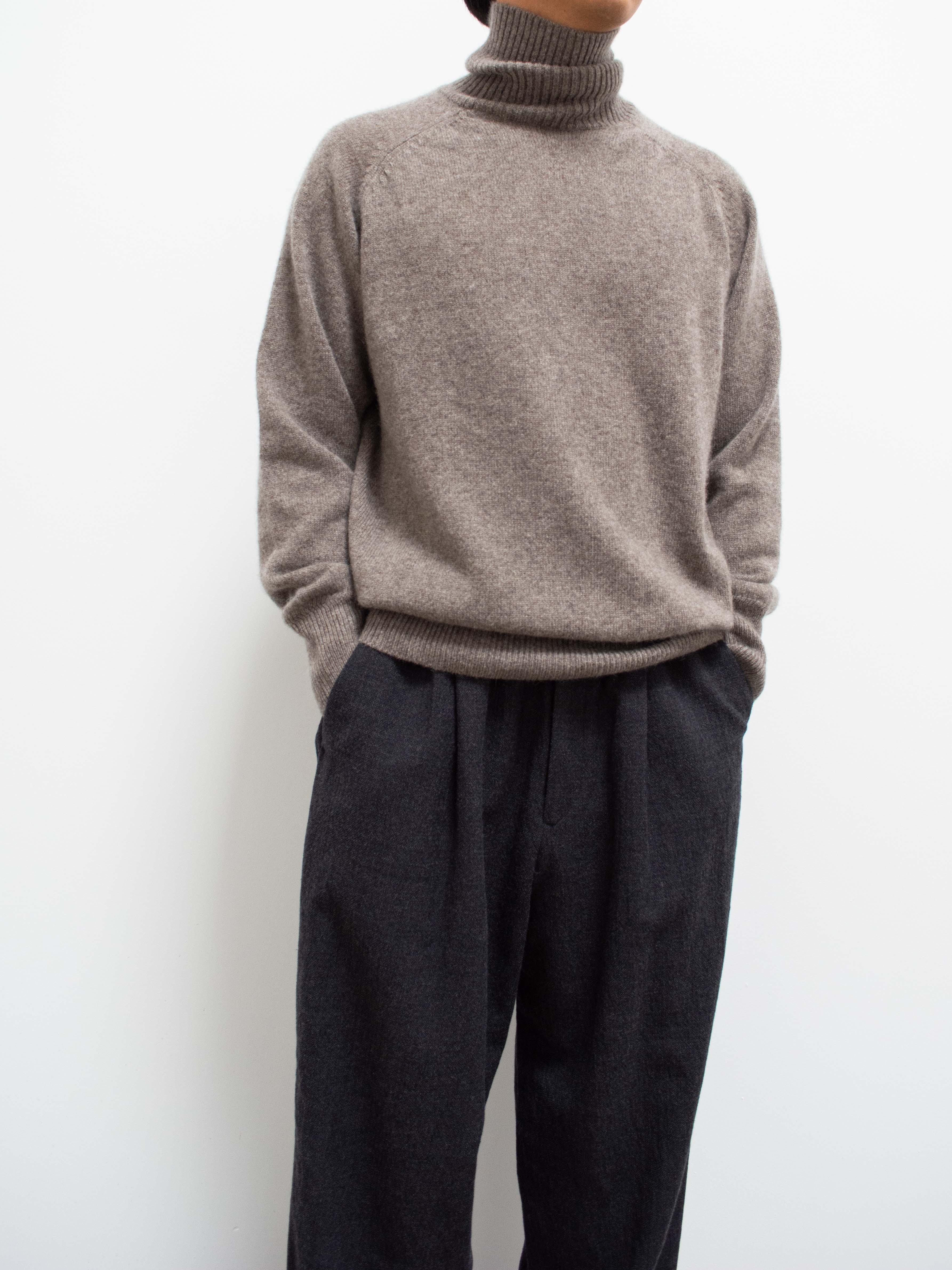Namu Shop - Phlannel Wool Yak Turtleneck Knit - Greige