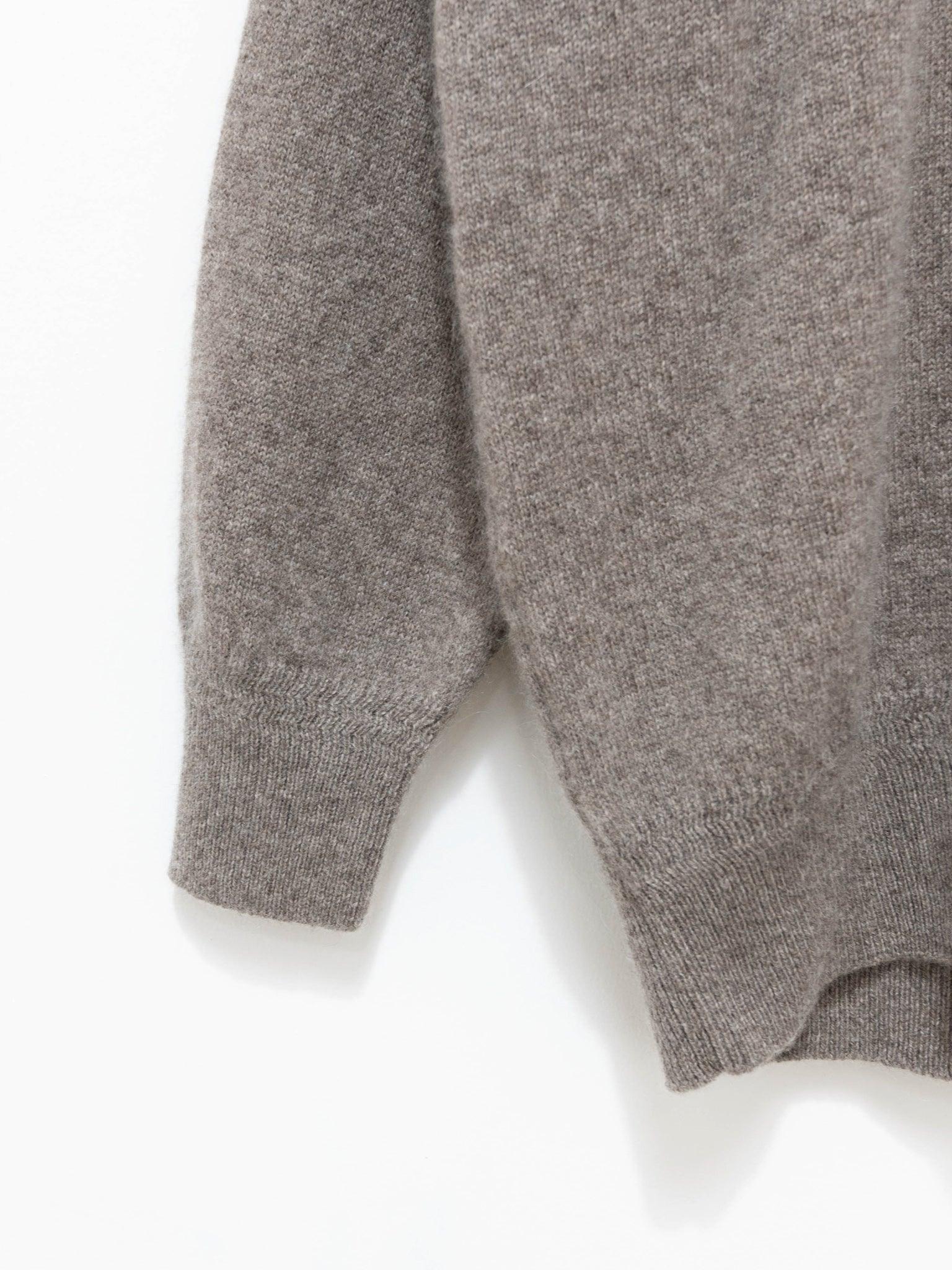 Namu Shop - Phlannel Wool Yak V-Neck Knit - Beige
