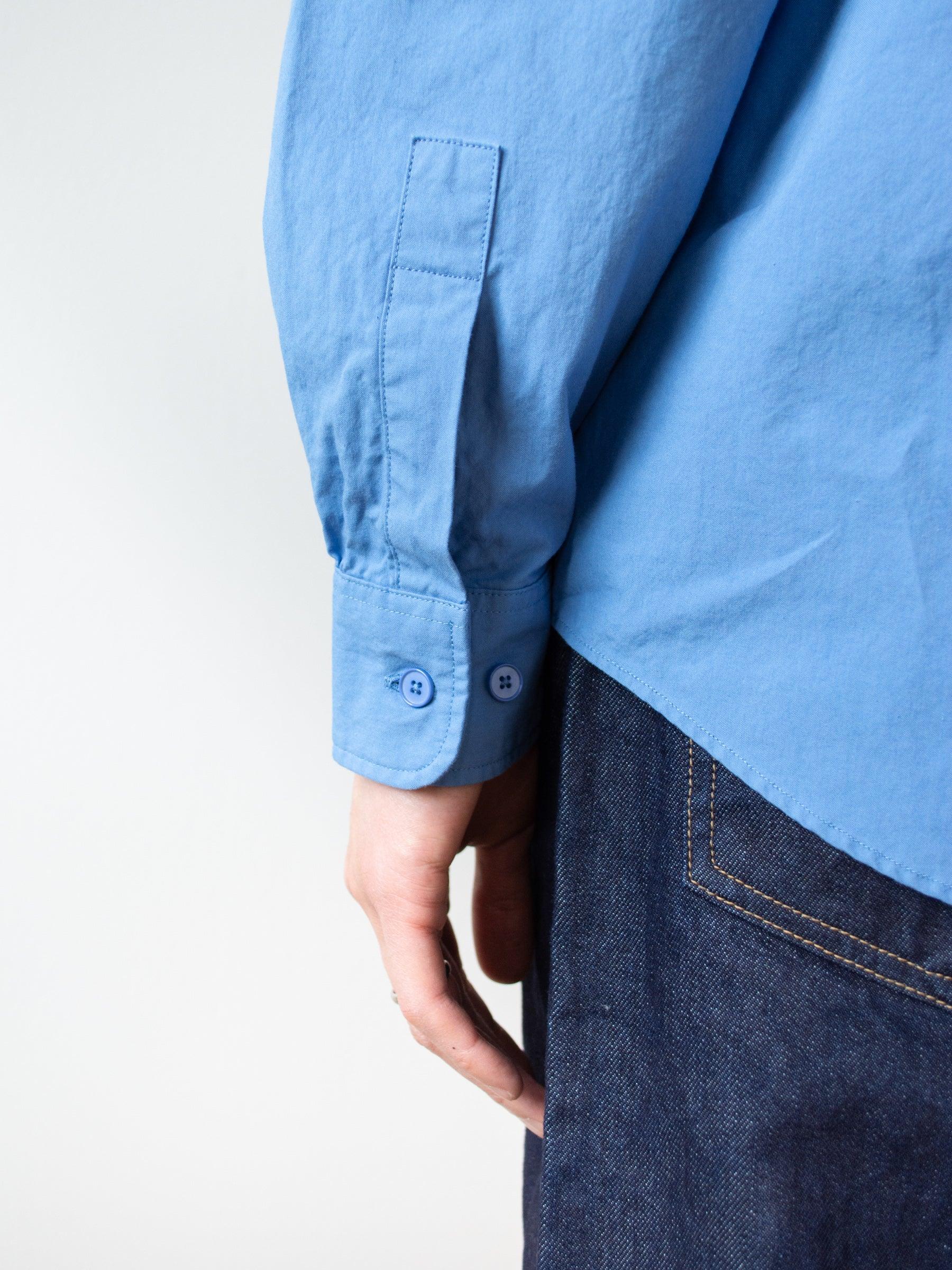 Namu Shop - S H Button Down Shirt - Blue